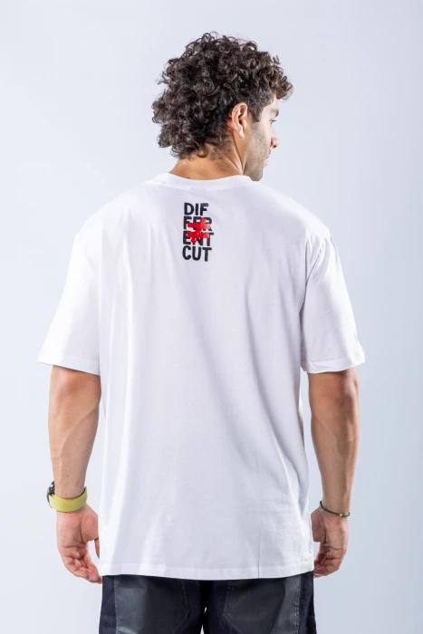Tricou regular Alb