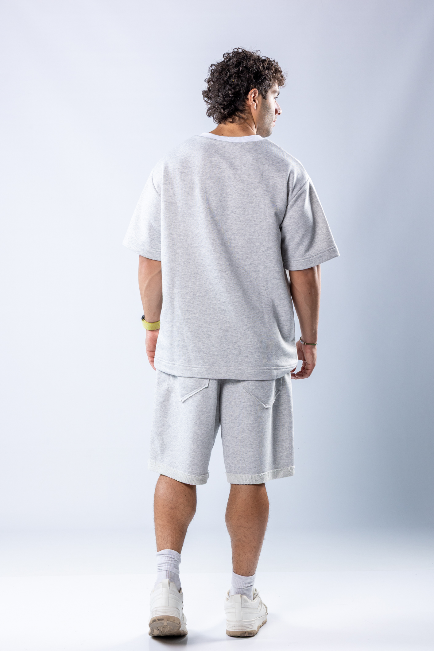 Set oversize Gri melanj – imagine 6