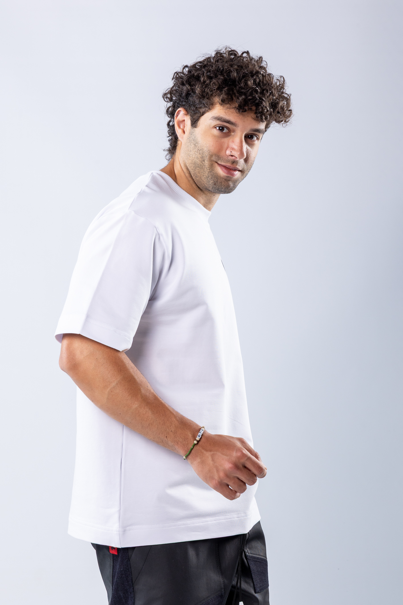 Tricou oversize Alb – imagine 7