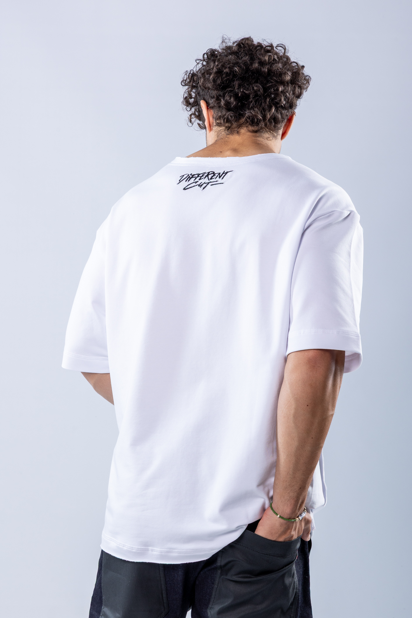 Tricou oversize Alb – imagine 6