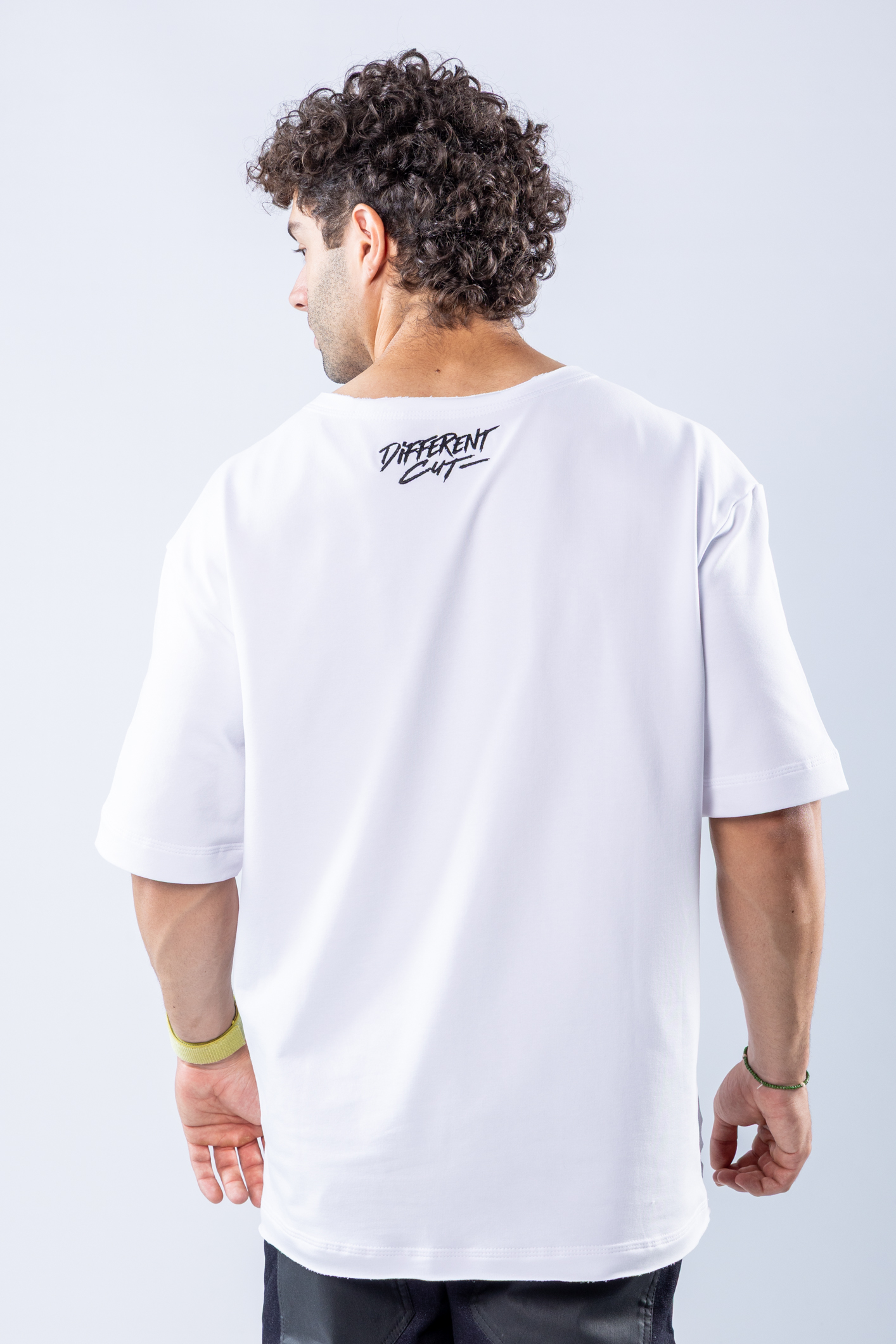 Tricou oversize Alb – imagine 5