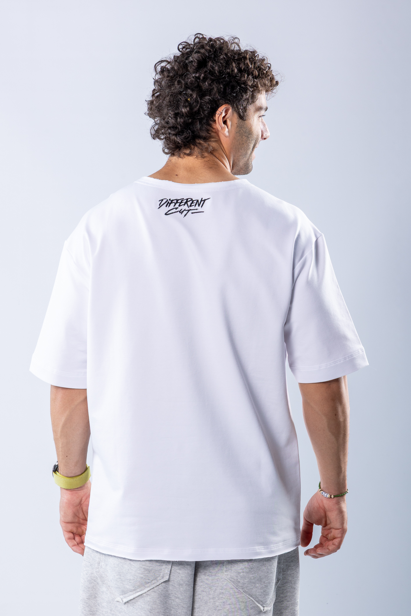 Tricou oversize Alb – imagine 6