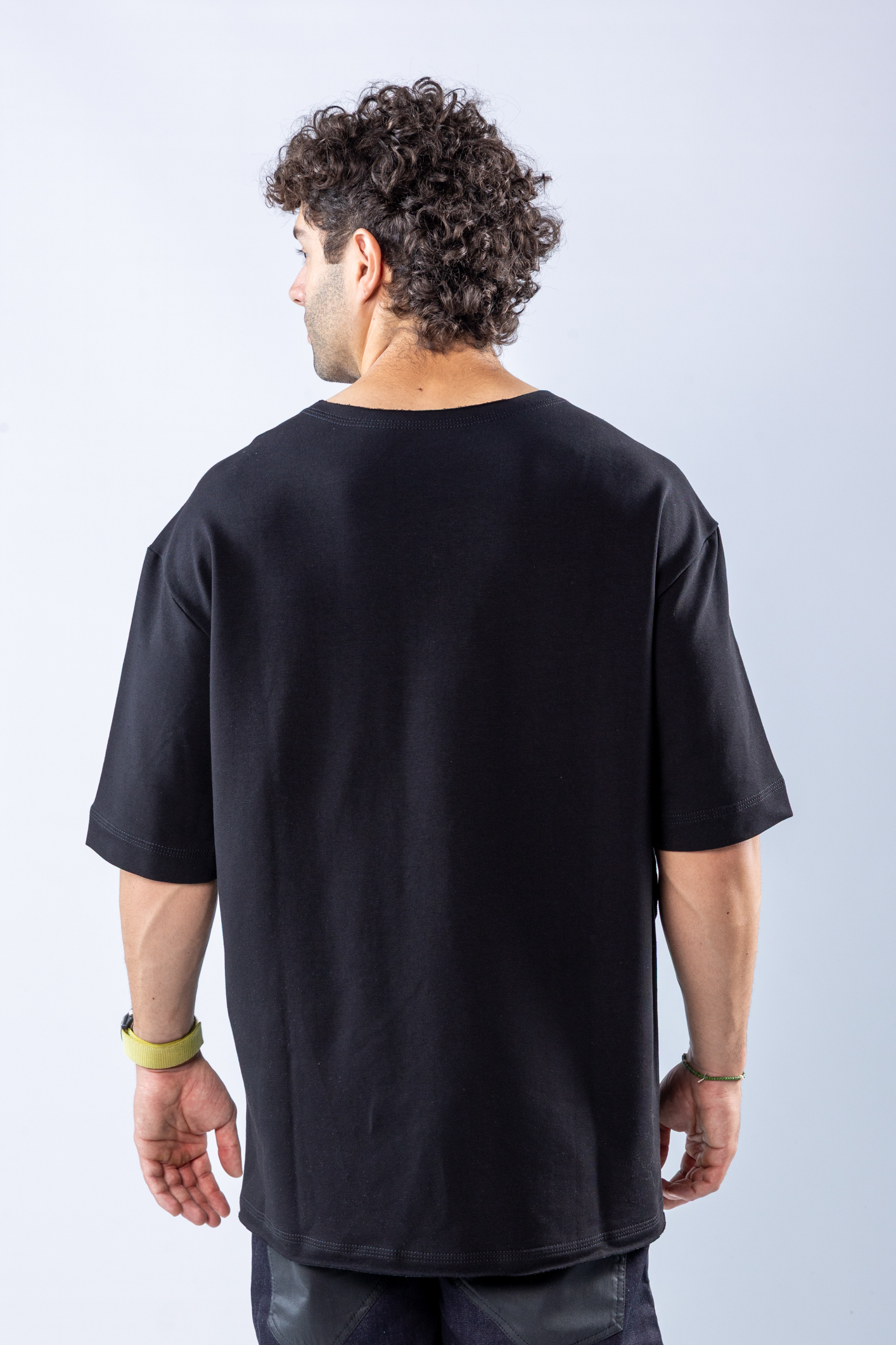 Tricou oversize Negru – imagine 6