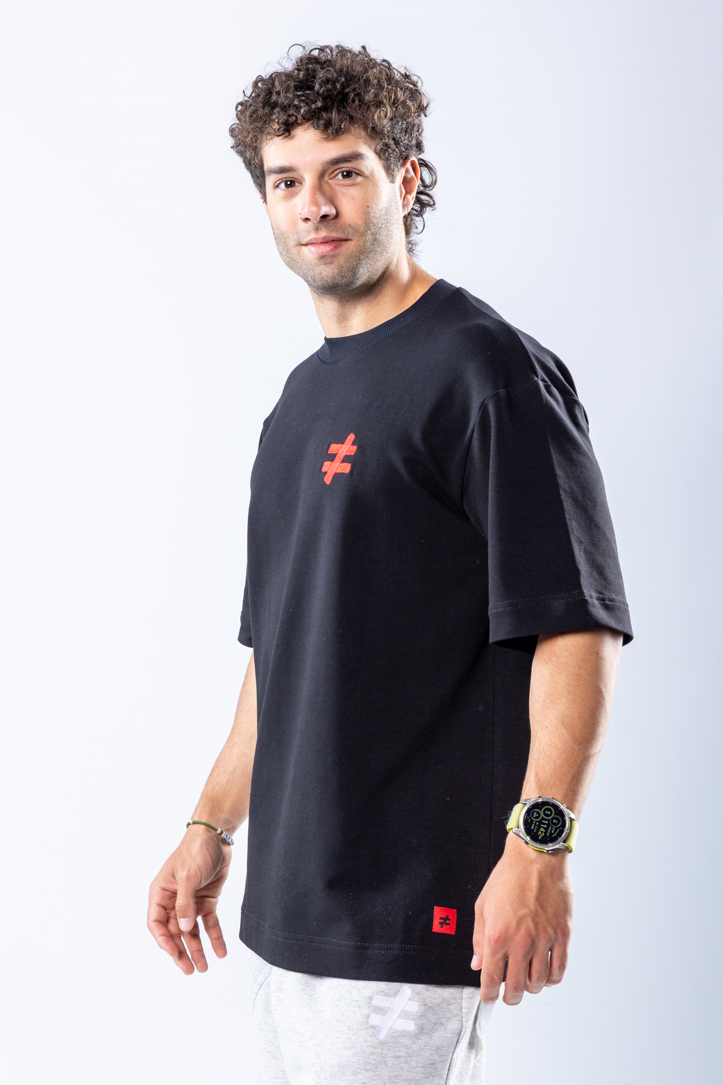Tricou oversize Negru – imagine 3