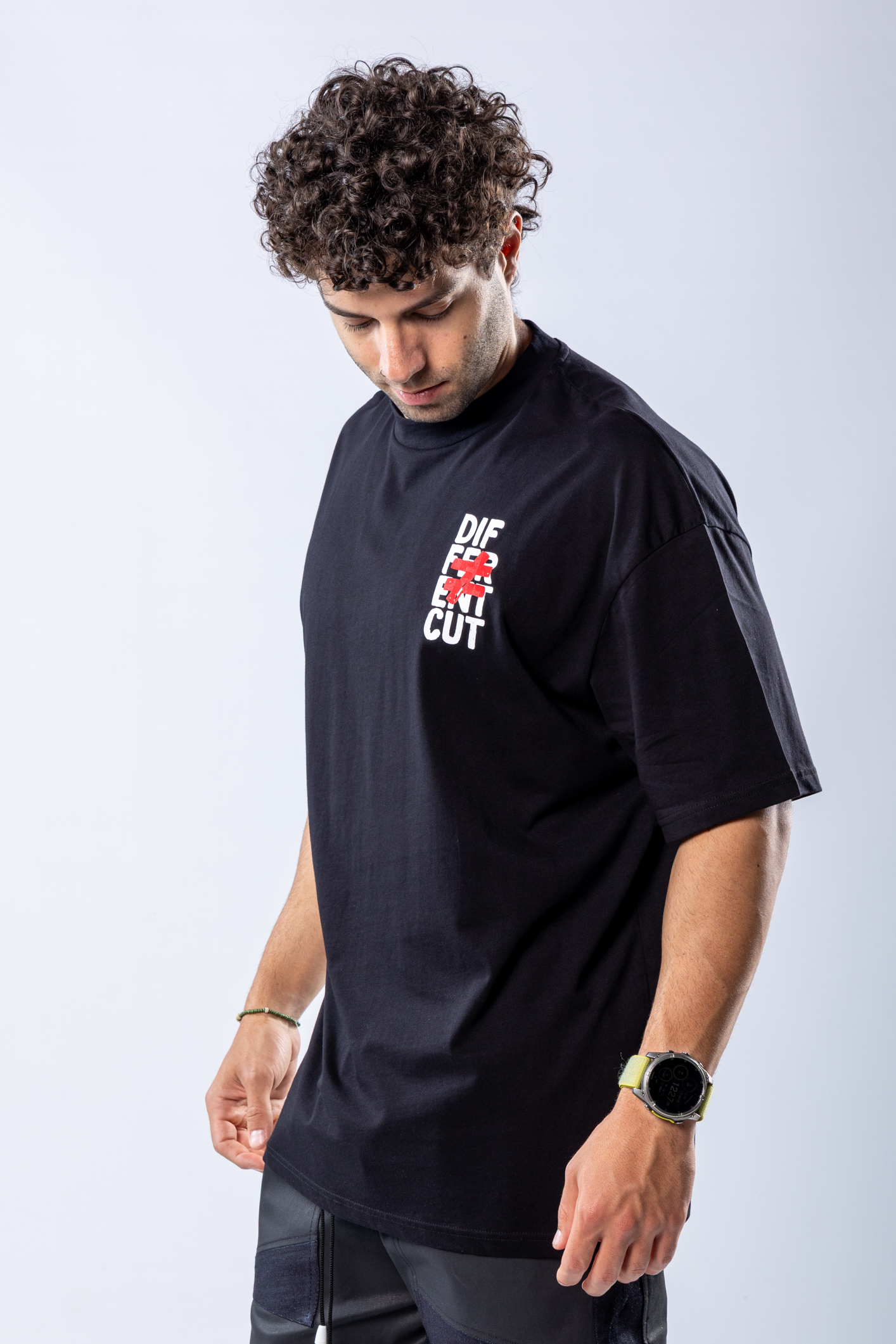 Tricou oversize Negru – imagine 4