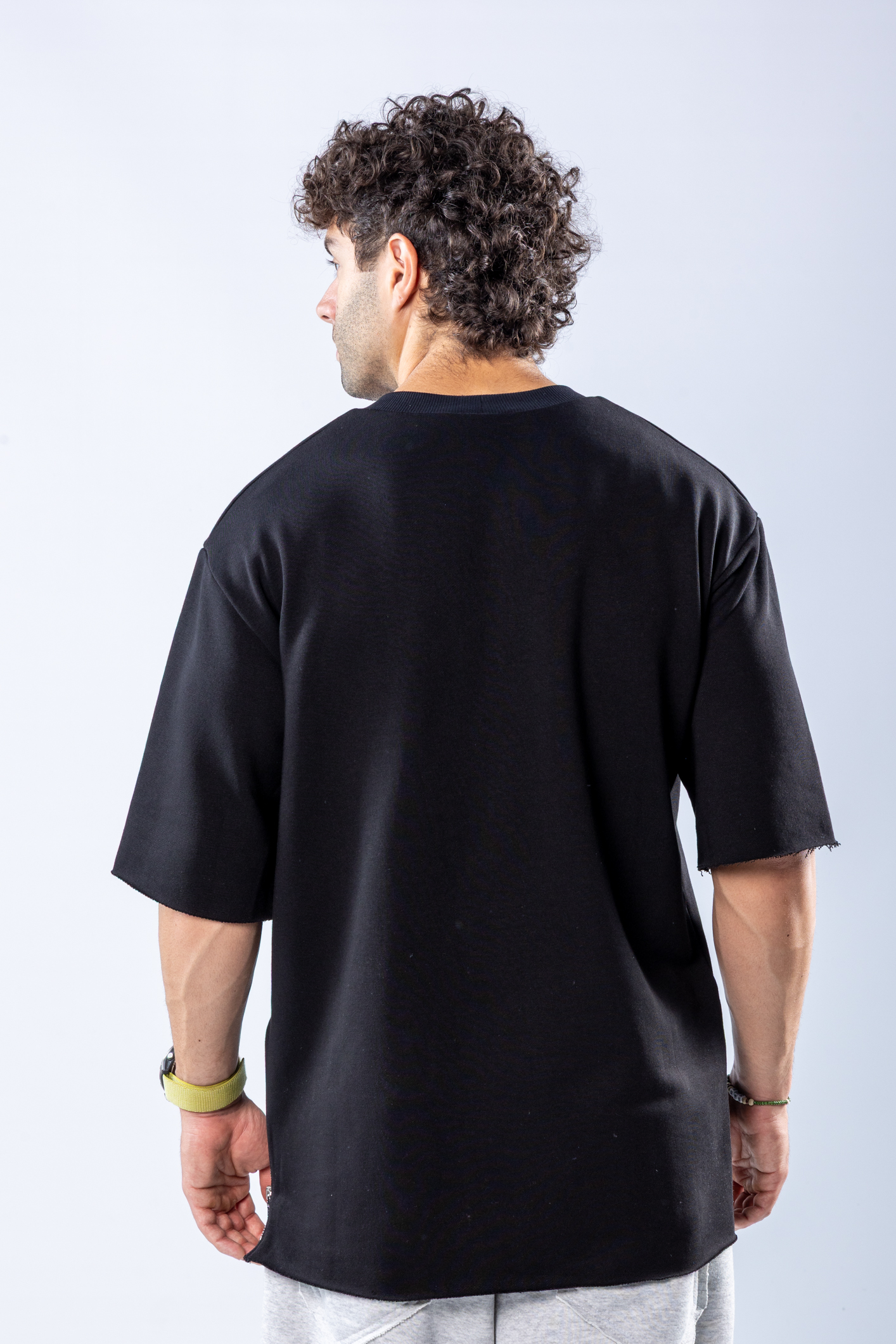 Tricou oversize Negru – imagine 7