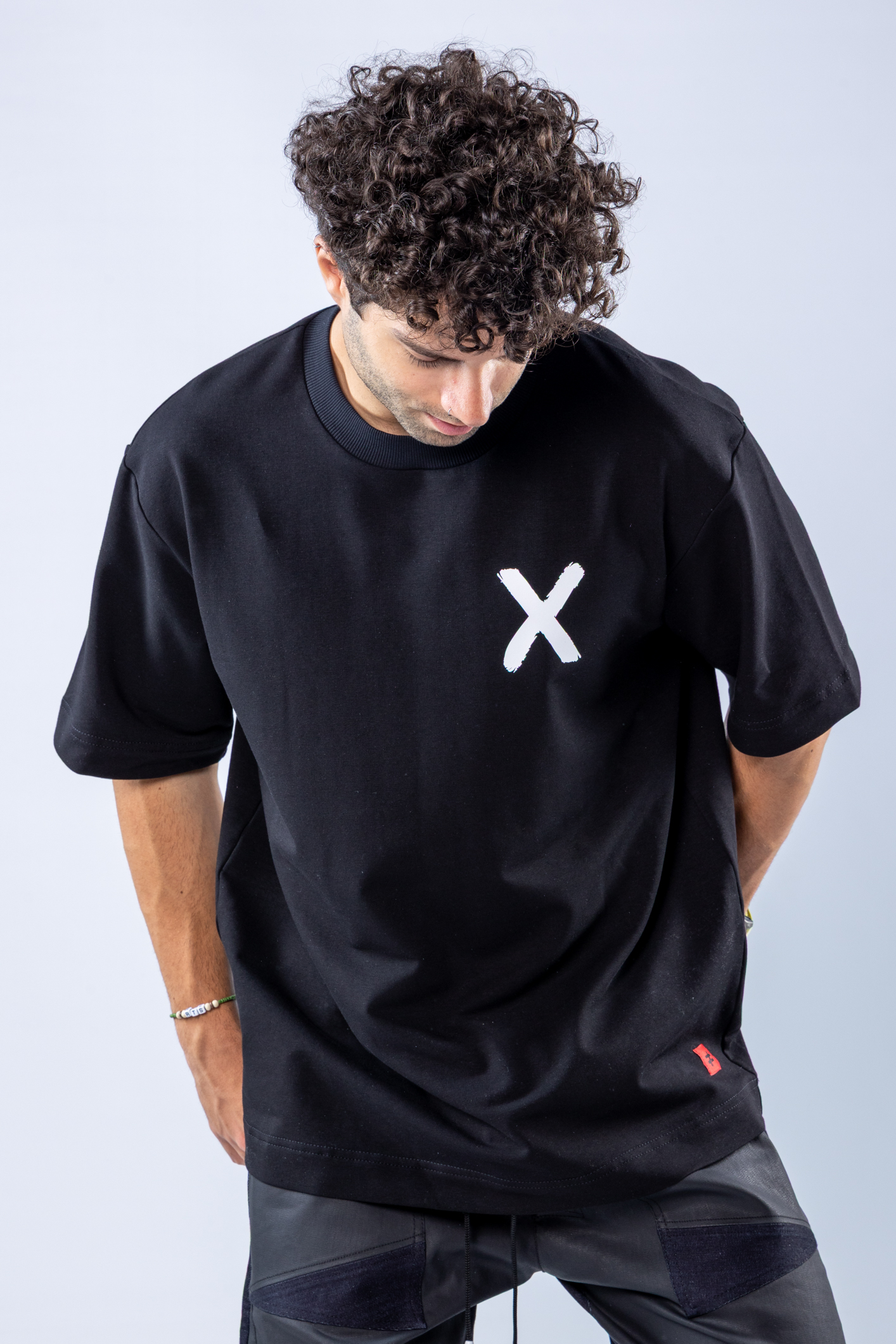 Tricou oversize Negru – imagine 2