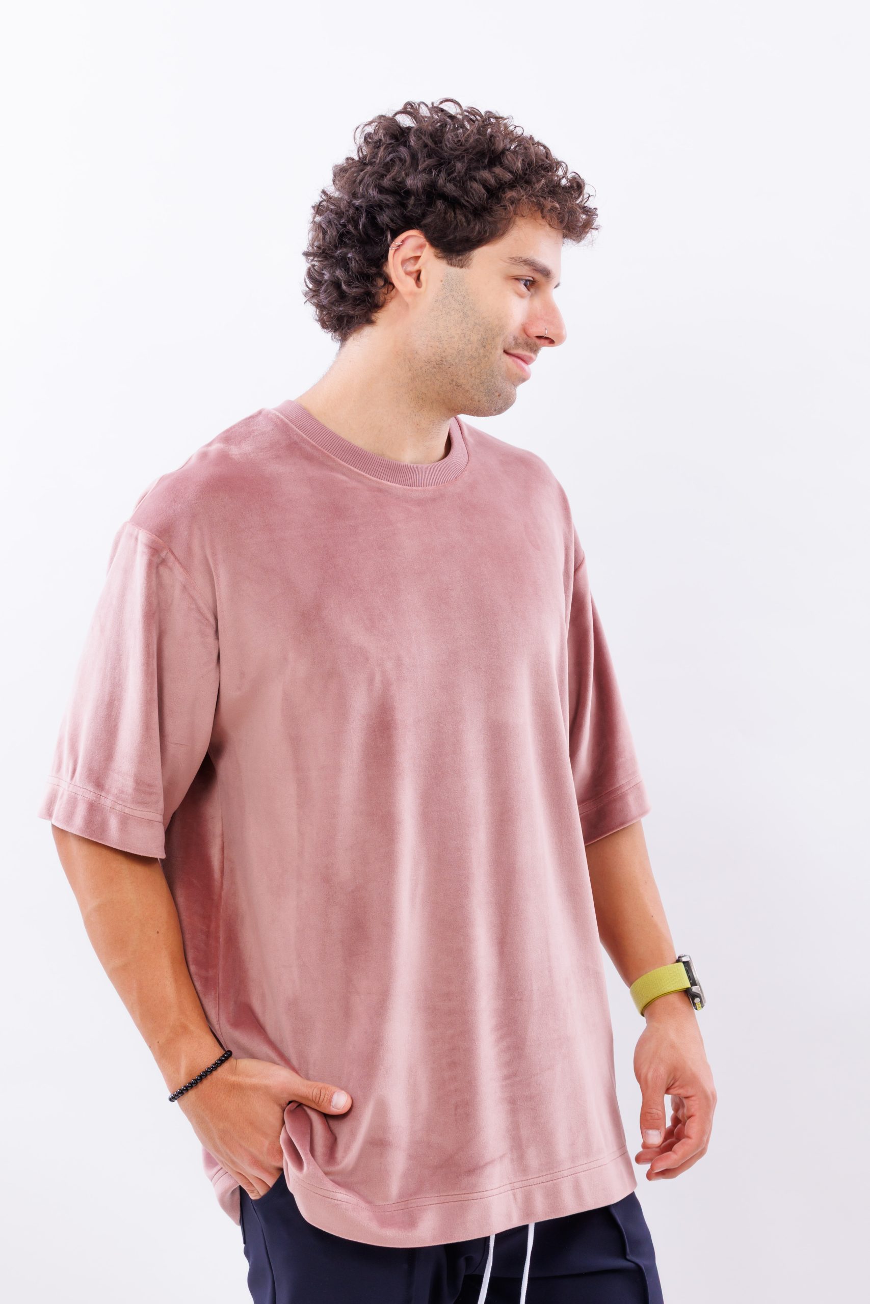 Tricou oversize velvet dust – imagine 2