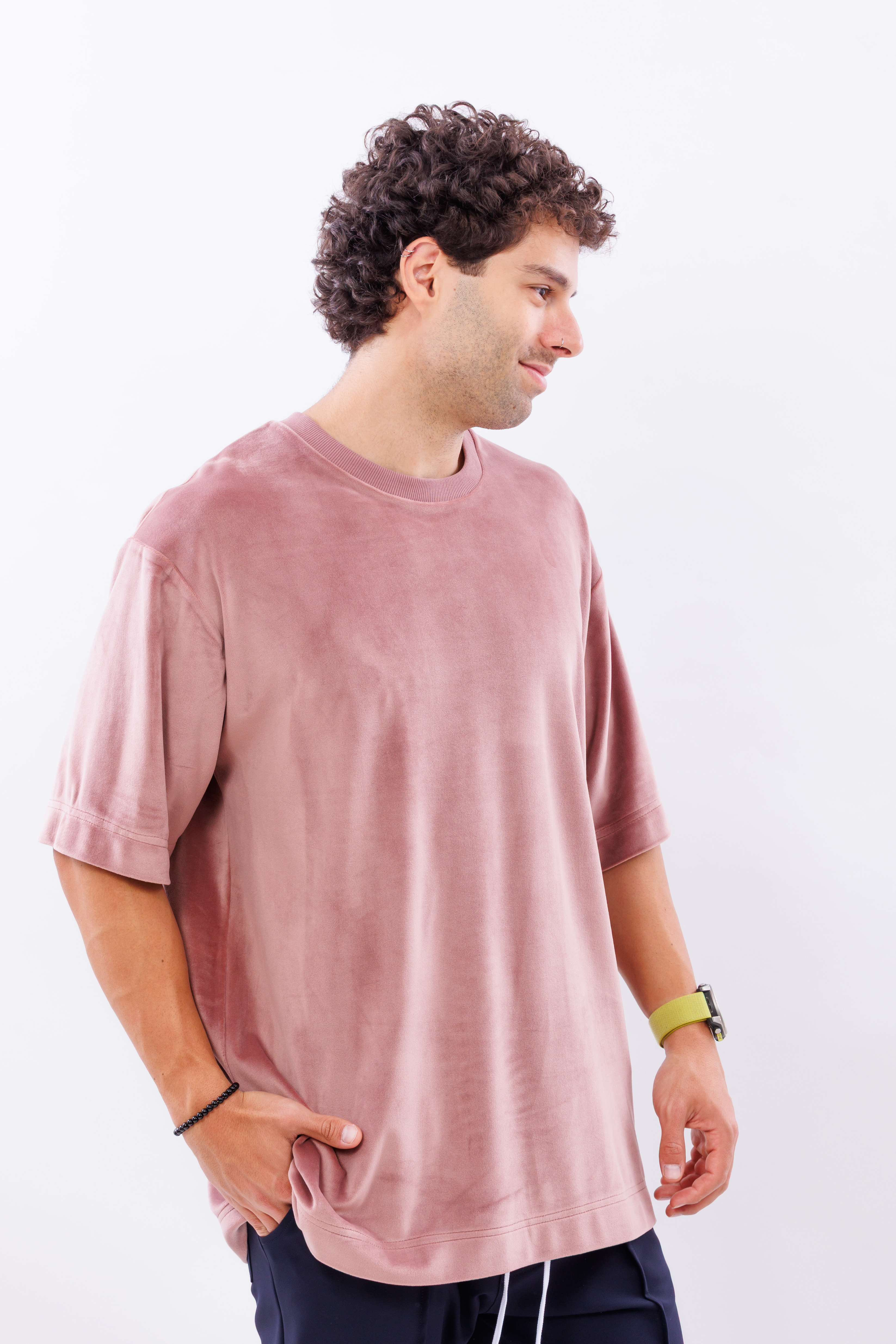 Tricou oversize velvet dust – imagine 7