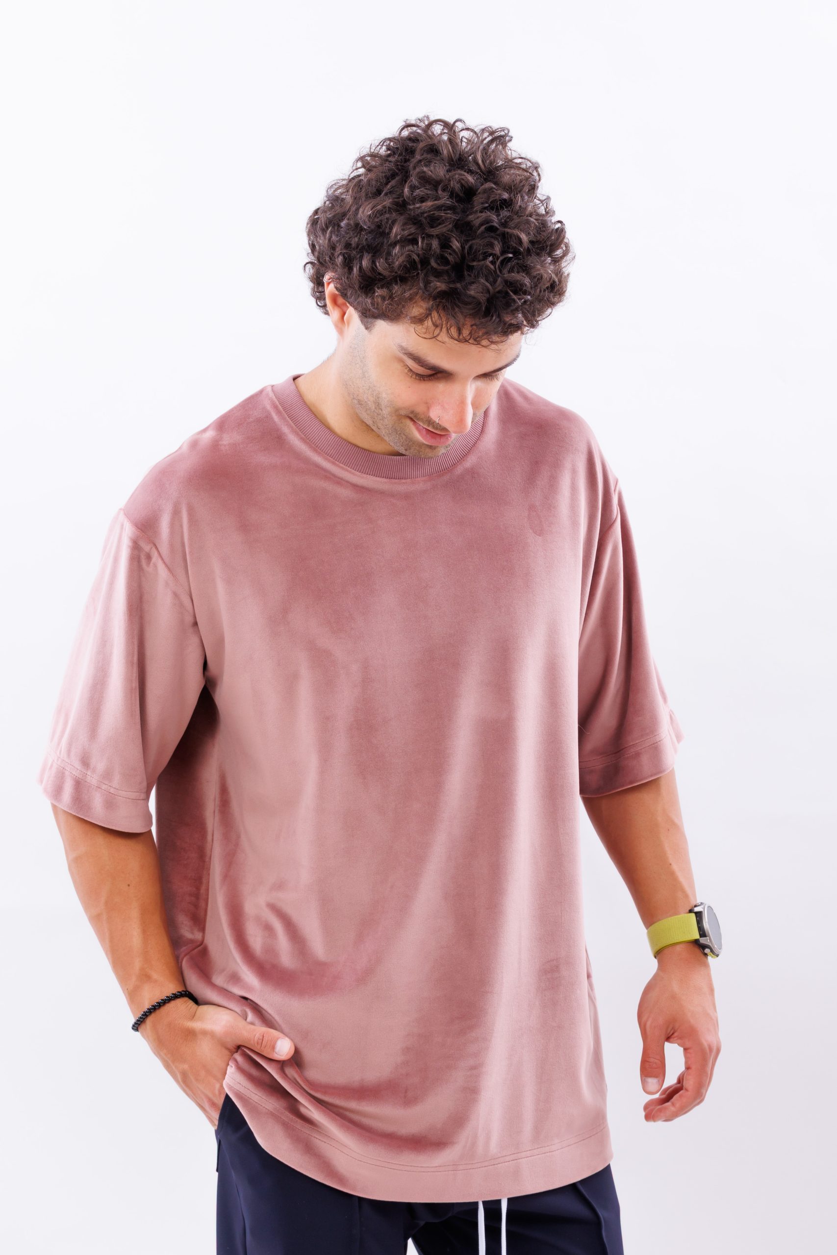 Tricou oversize velvet dust – imagine 4