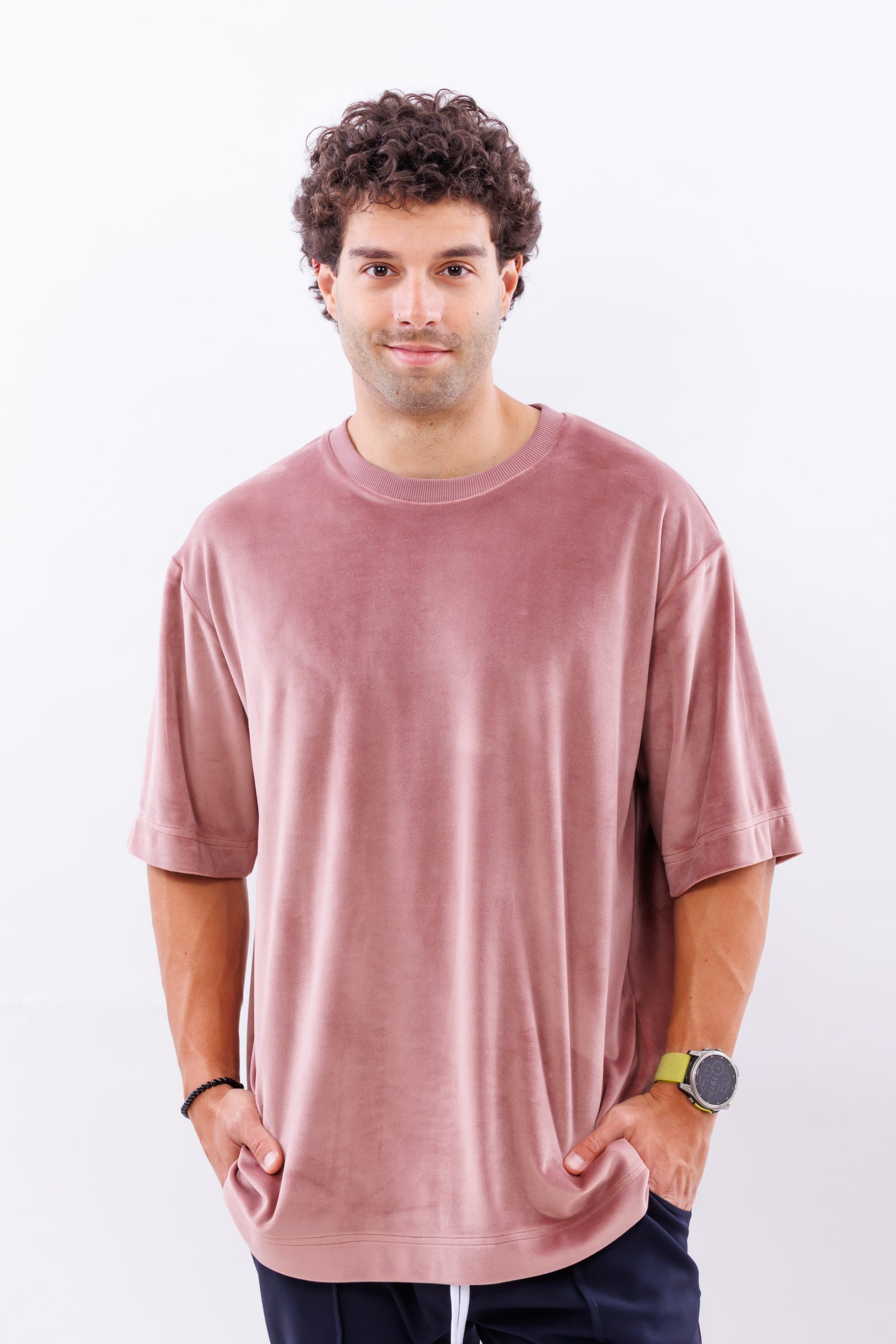 Tricou oversize velvet dust – imagine 6