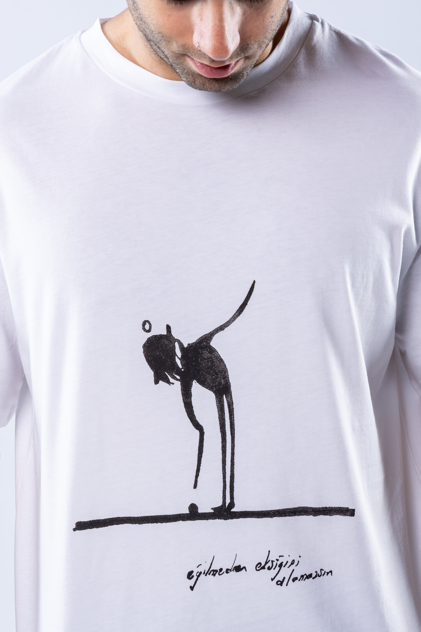 Tricou regular Alb – imagine 6