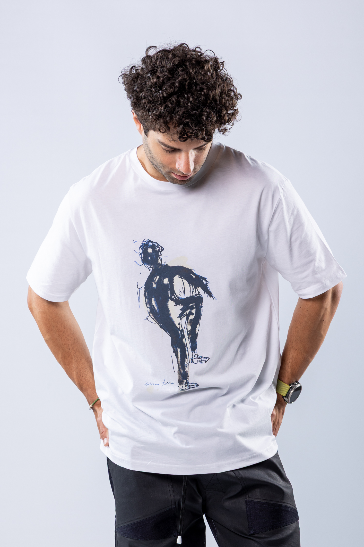 Tricou regular Alb – imagine 3