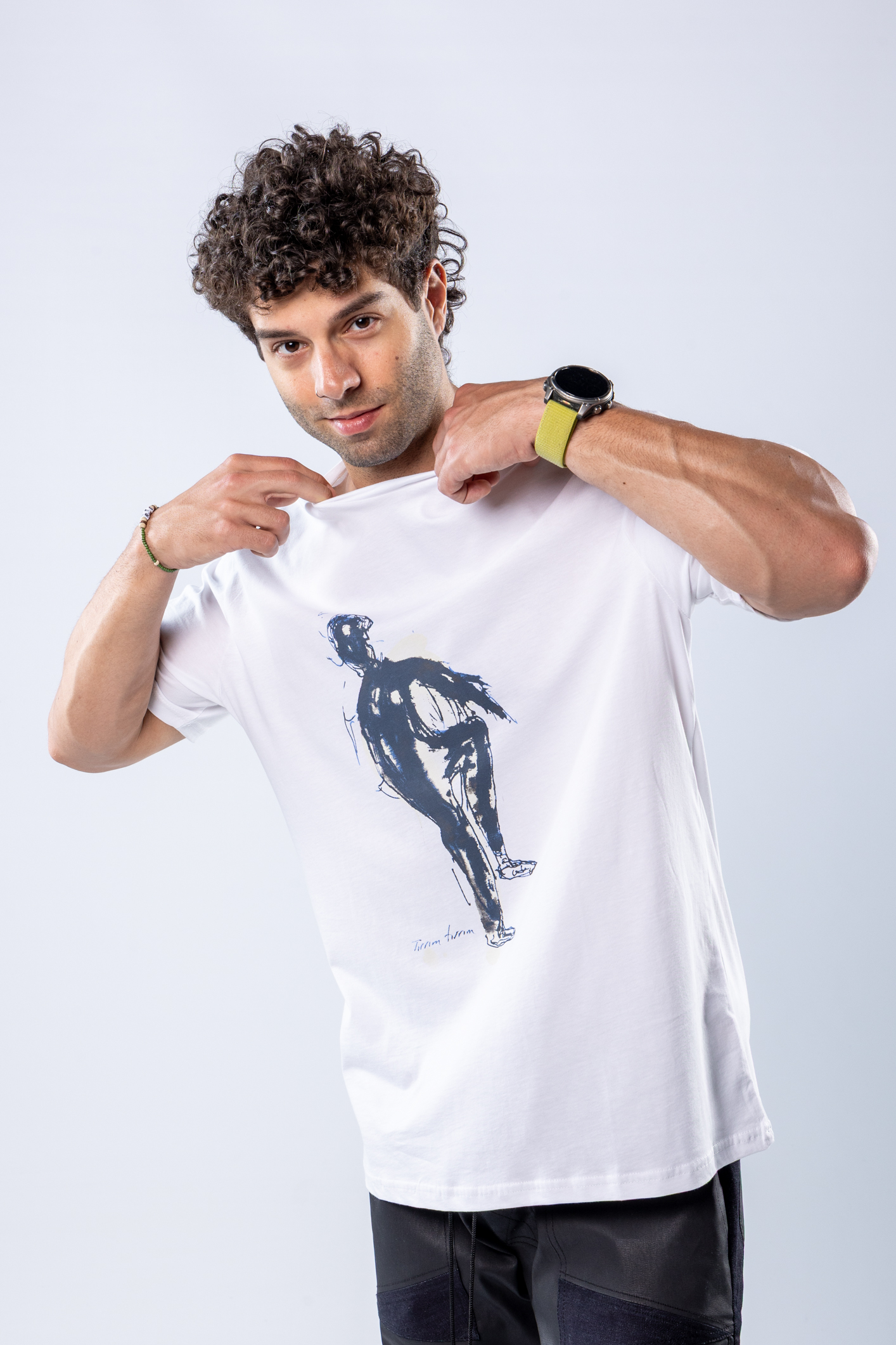 Tricou regular Alb – imagine 7