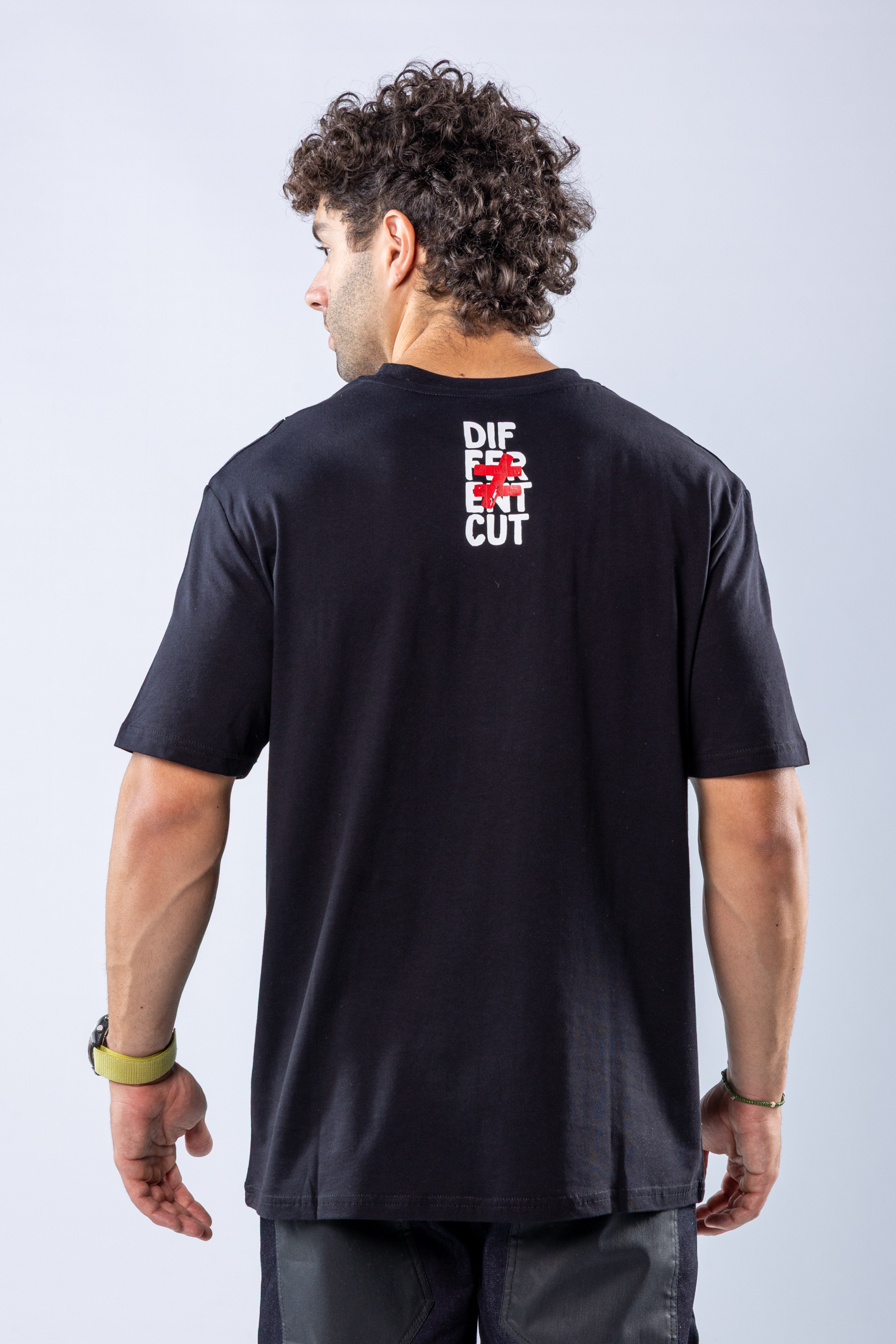 Tricou regular Negru – imagine 6