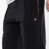 Pantaloni short black zipper pocket