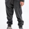 Pantaloni soft grey velvet