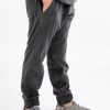 Pantaloni soft grey velvet