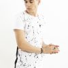 Tricou white splash effects Tricou white splash effects
