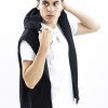 Vesta all black cotton Vesta all black cotton