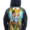 Space Rabbit Denim Custom Jacket