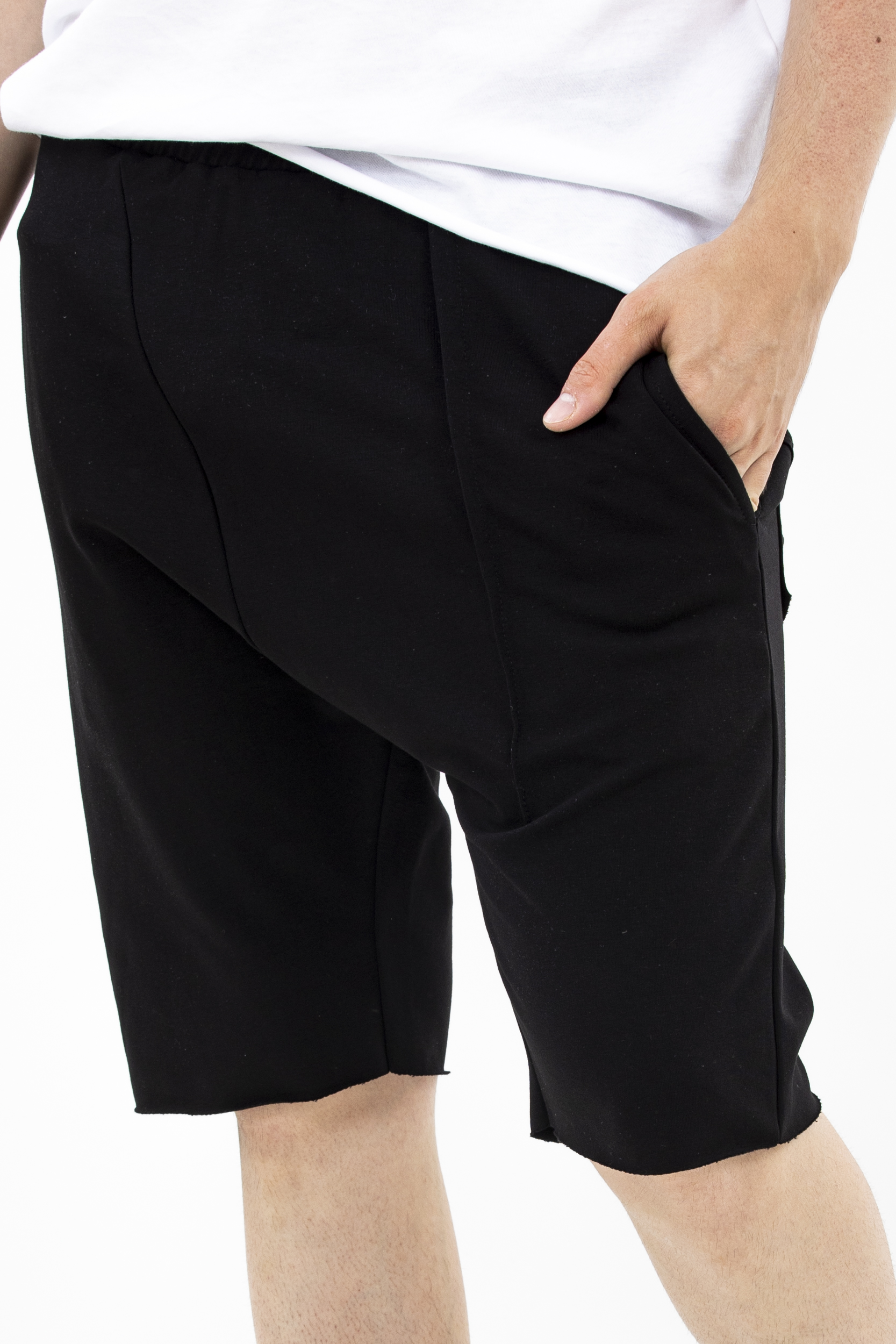 Pantaloni short baggy cotton