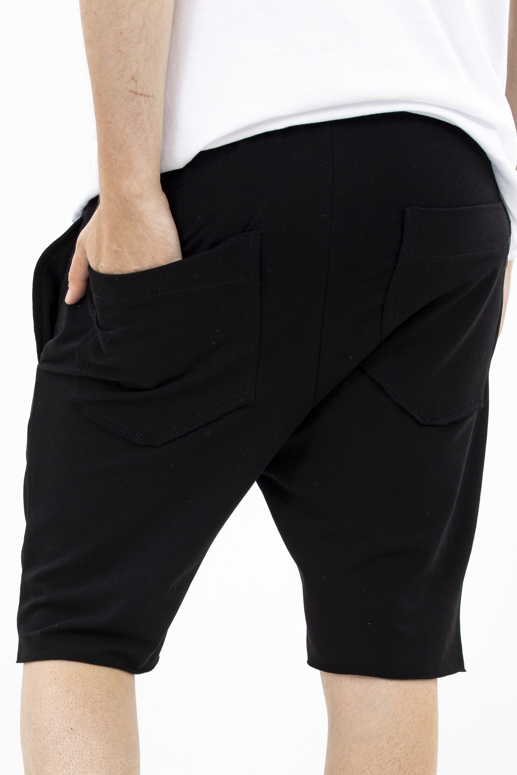 Pantaloni short baggy cotton