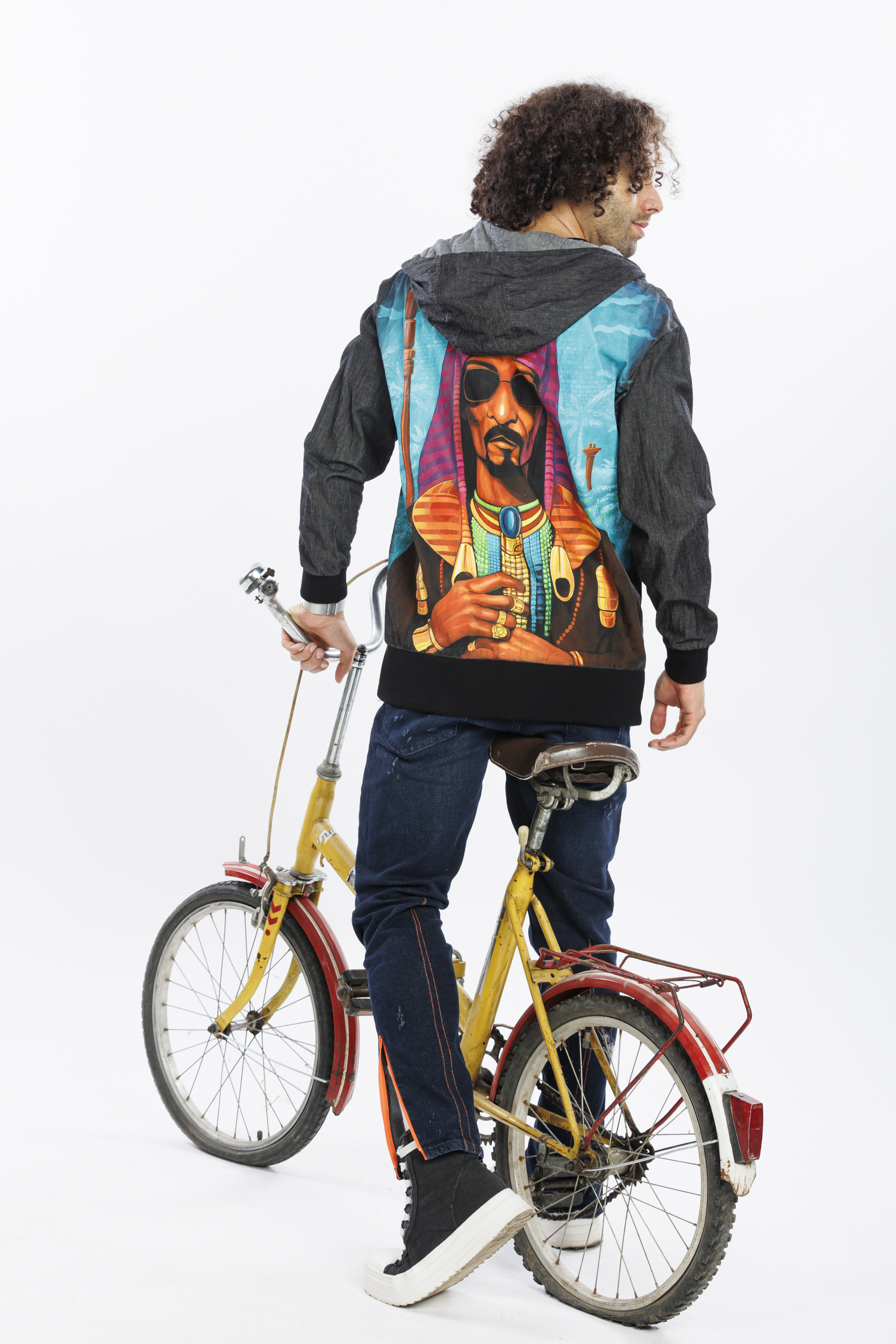 Snoop Style Denim Parka Jacket
