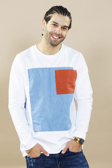 Tricou black zipper oversize