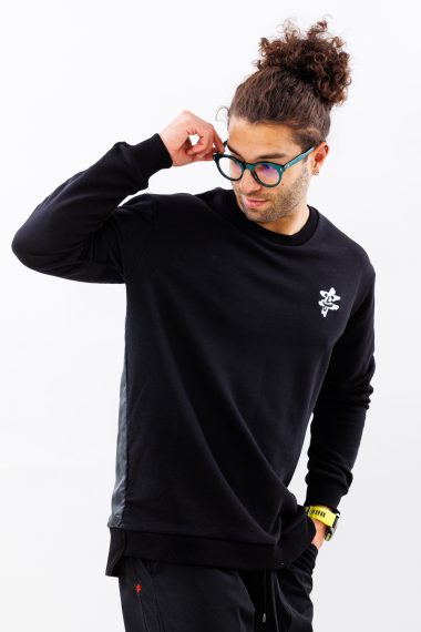 Pantaloni scurti negri Edgecraft Cotton