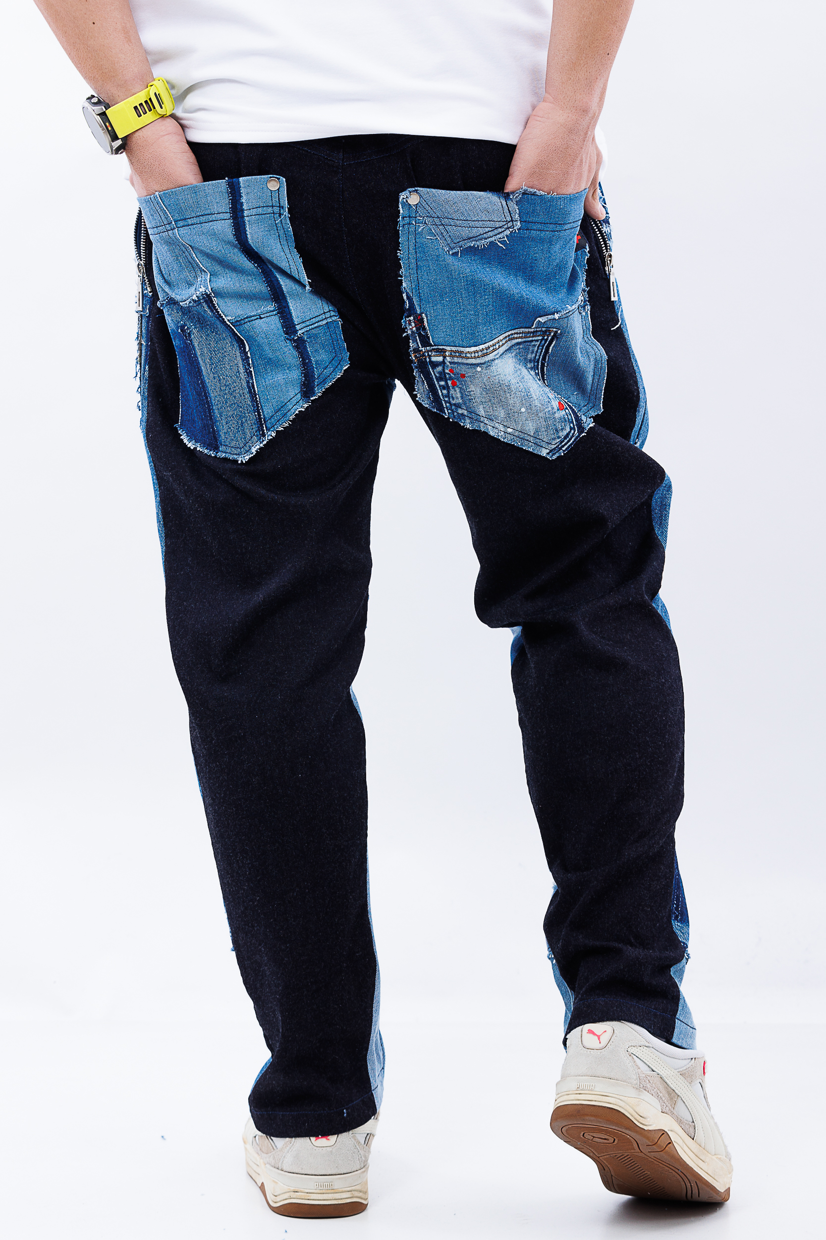 Blugi baggy unicat Rusted Blueprint Blugi baggy unicat Rusted Blueprint