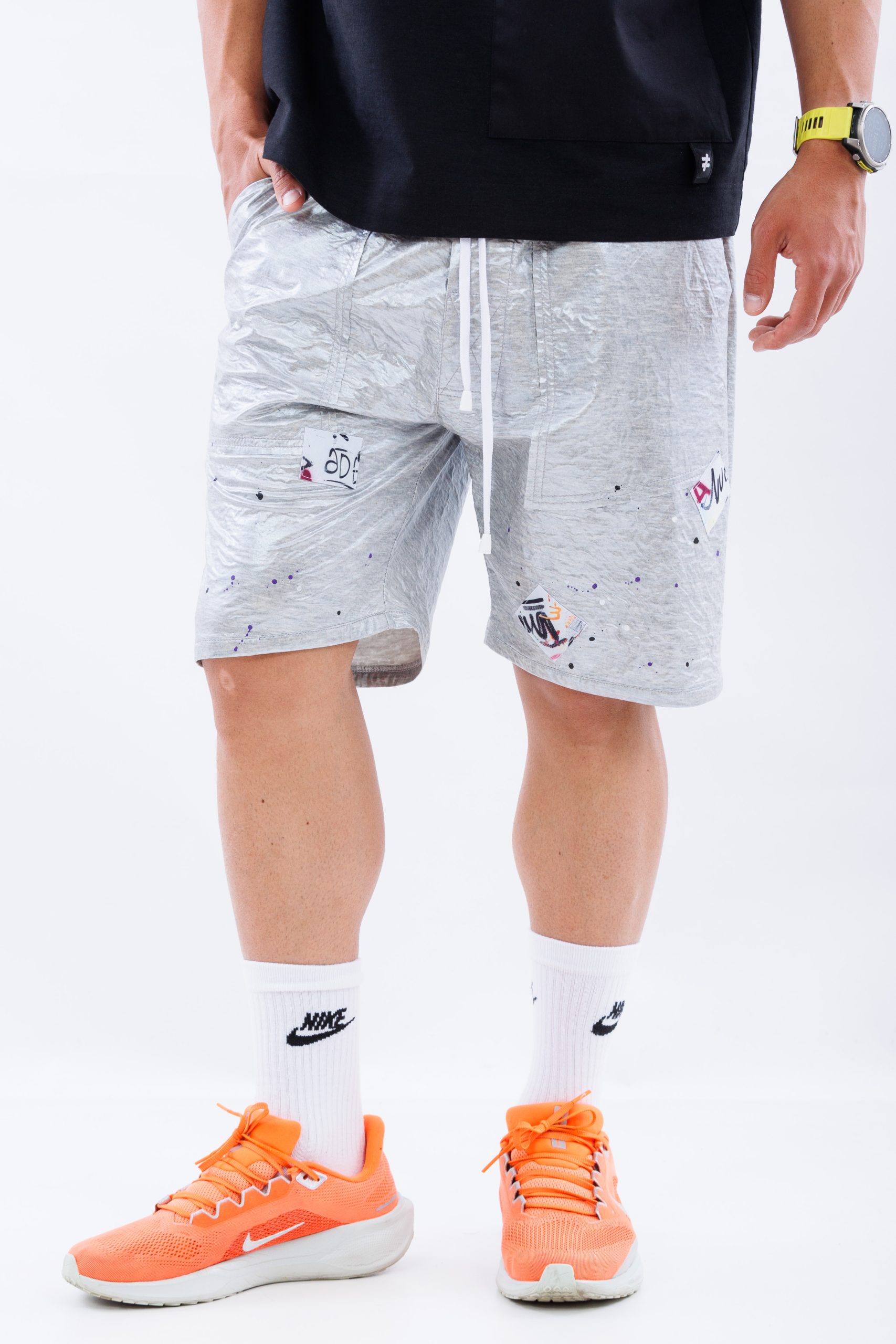 Pantaloni scurti relaxati Graphite Loop