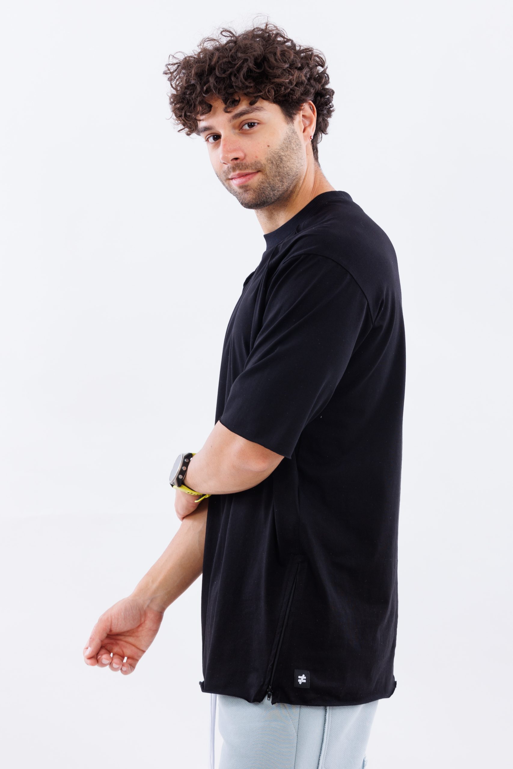 Tricou negru lejer Pure Black Tricou negru lejer Pure Black
