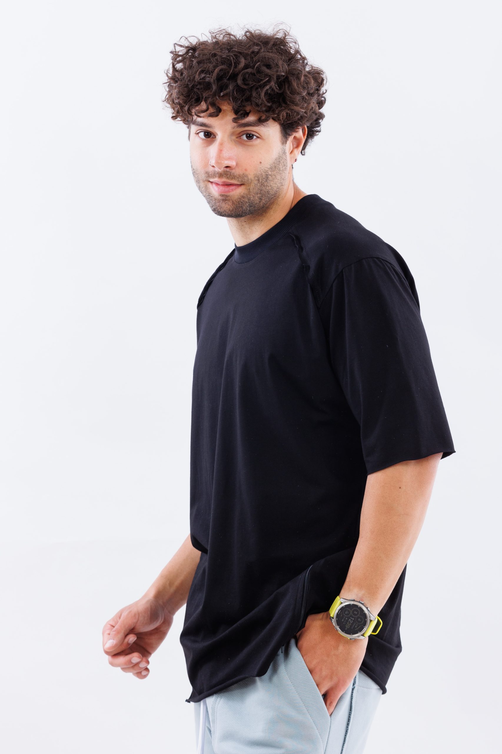 Tricou negru lejer Pure Black Tricou negru lejer Pure Black