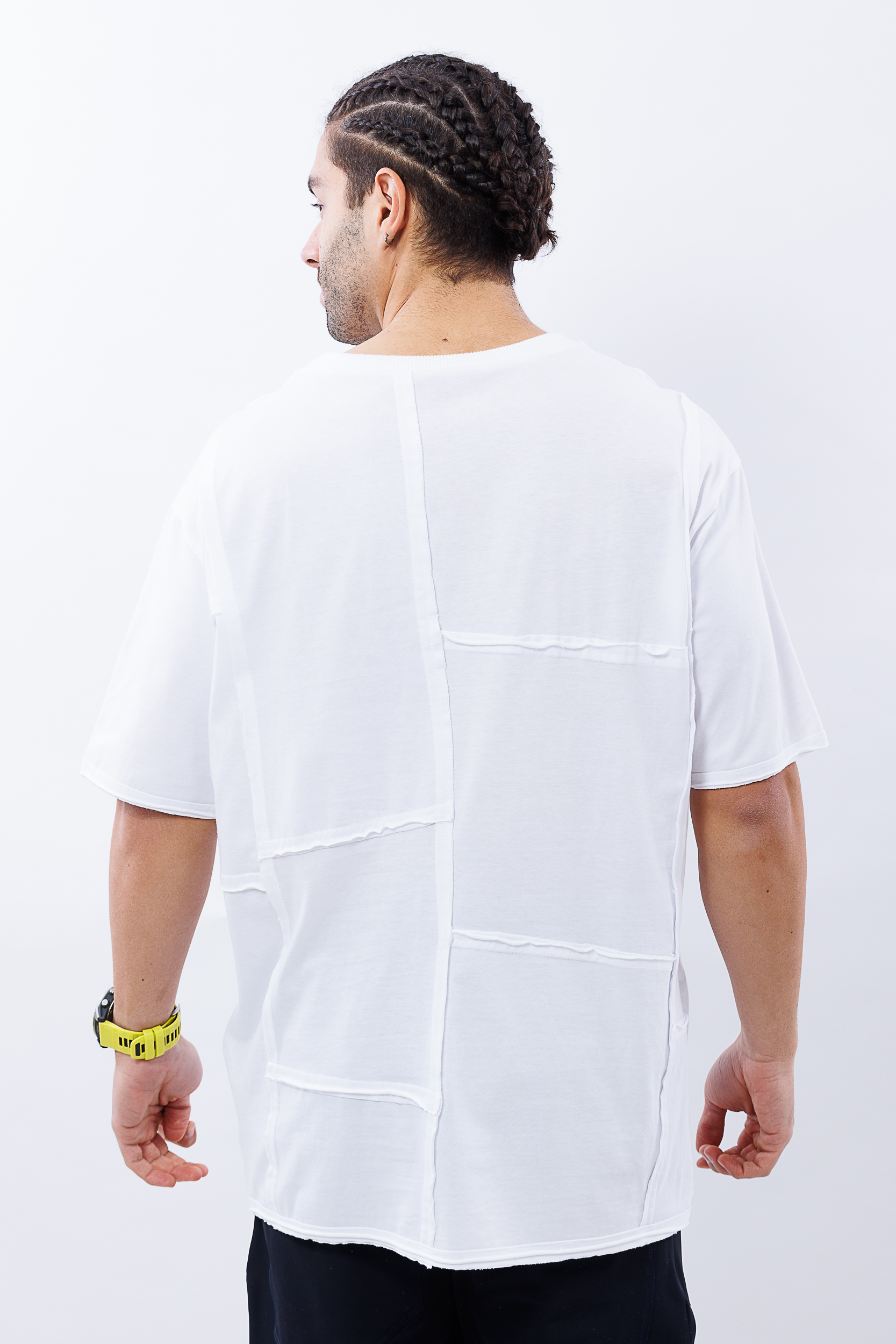 Tricou alb oversize clean cut Tricou alb oversize clean cut