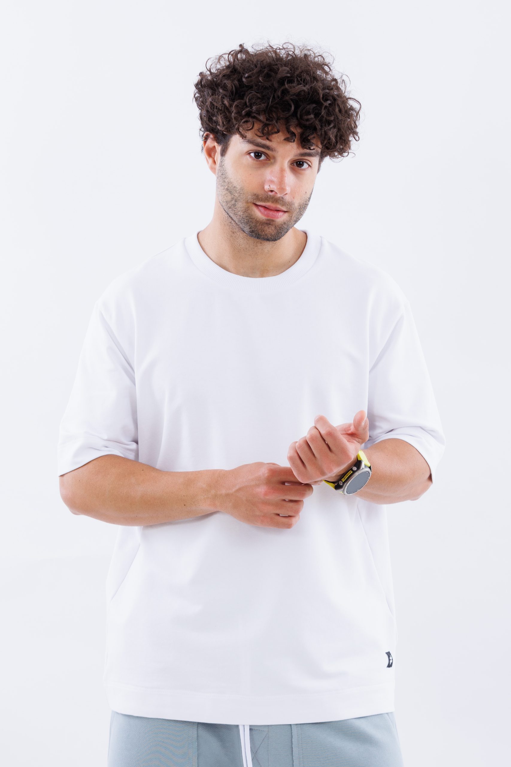 Tricou all white oversize