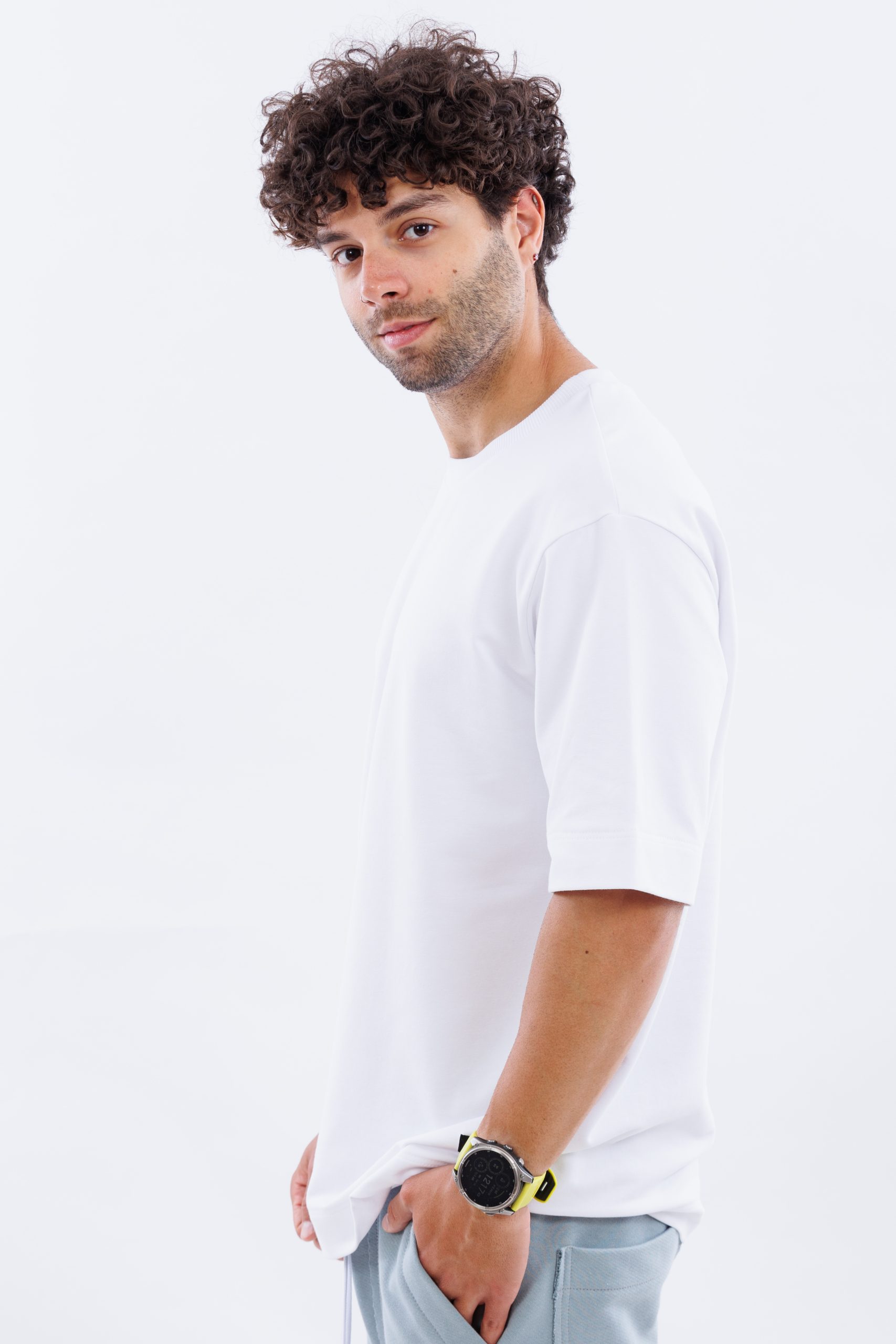 Tricou all white oversize Tricou all white oversize