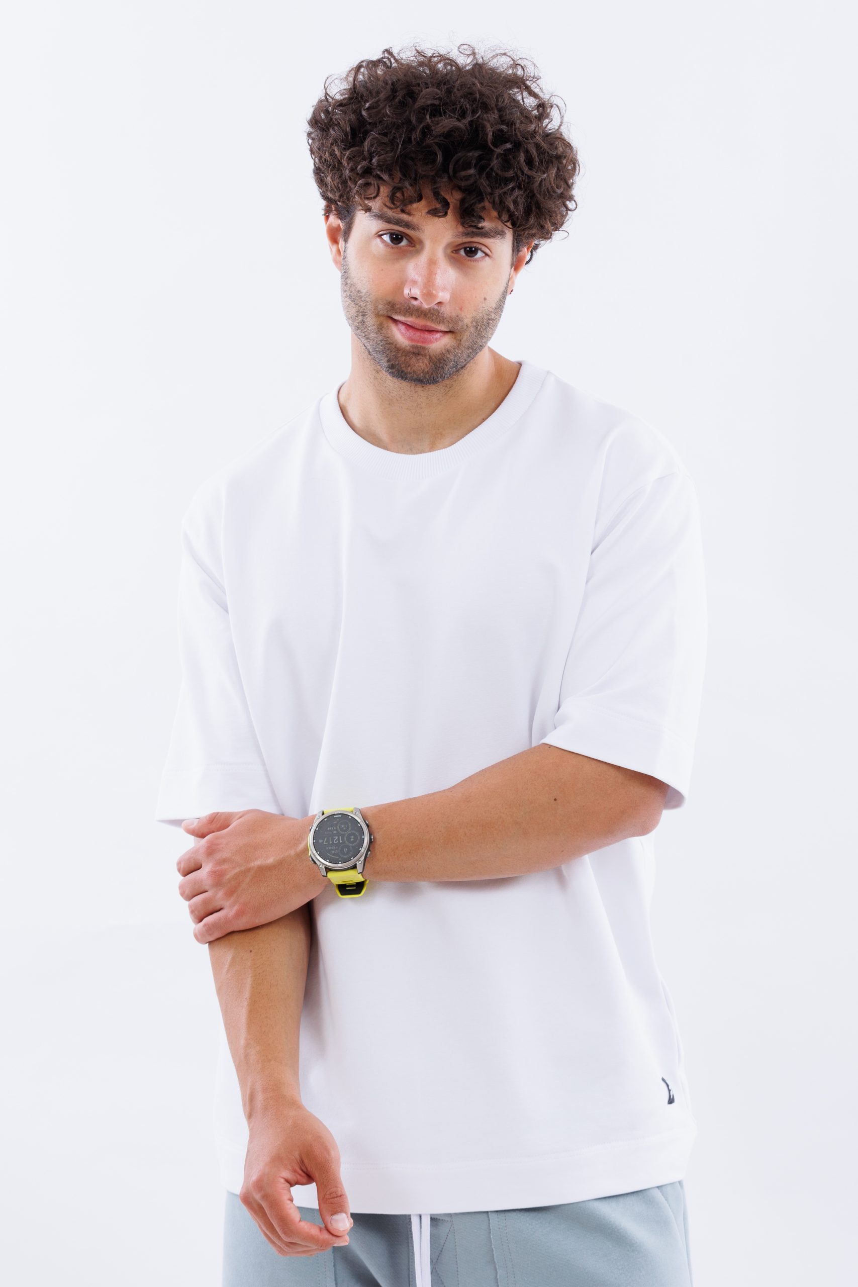 Tricou all white oversize Tricou all white oversize