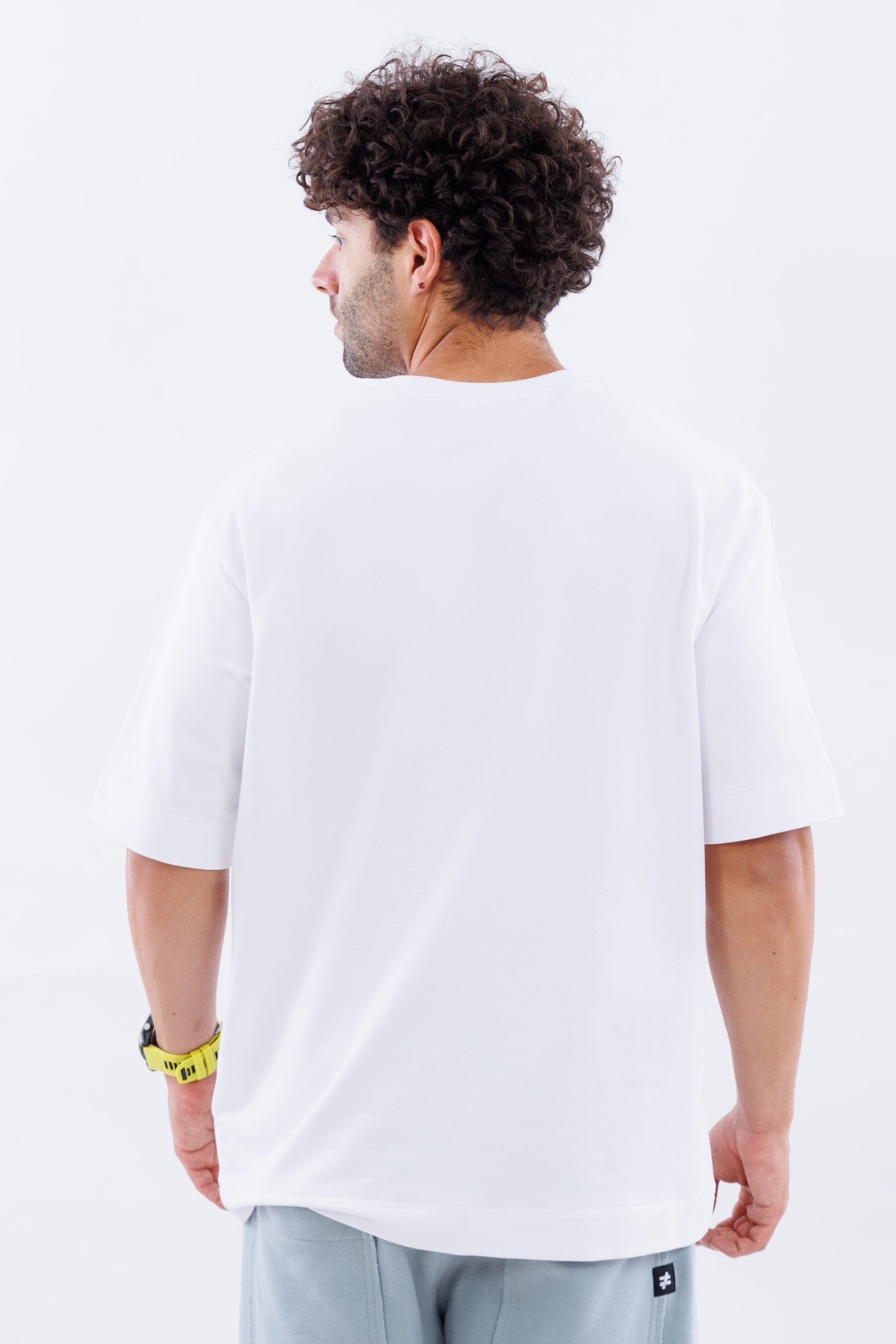 Tricou all white oversize Tricou all white oversize