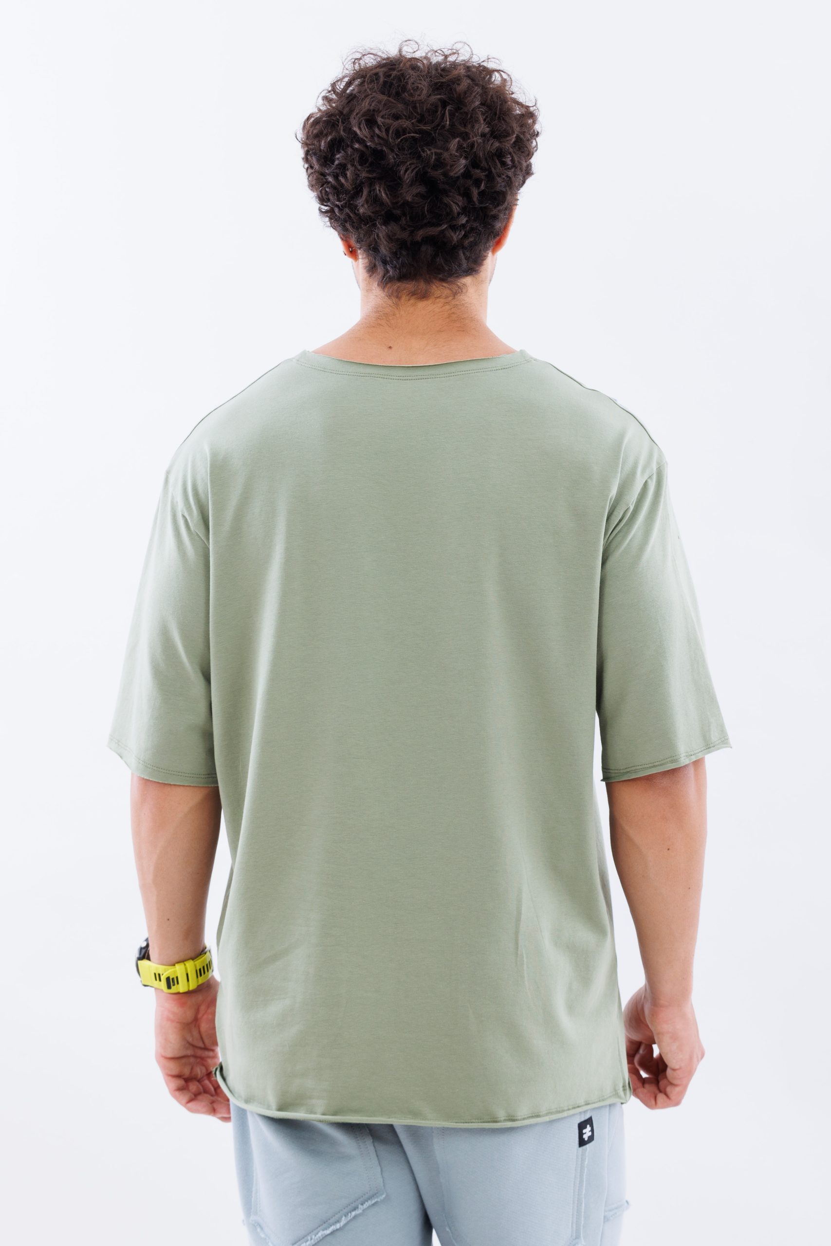 Tricou lejer din bumbac Color Clash Tricou lejer din bumbac Color Clash
