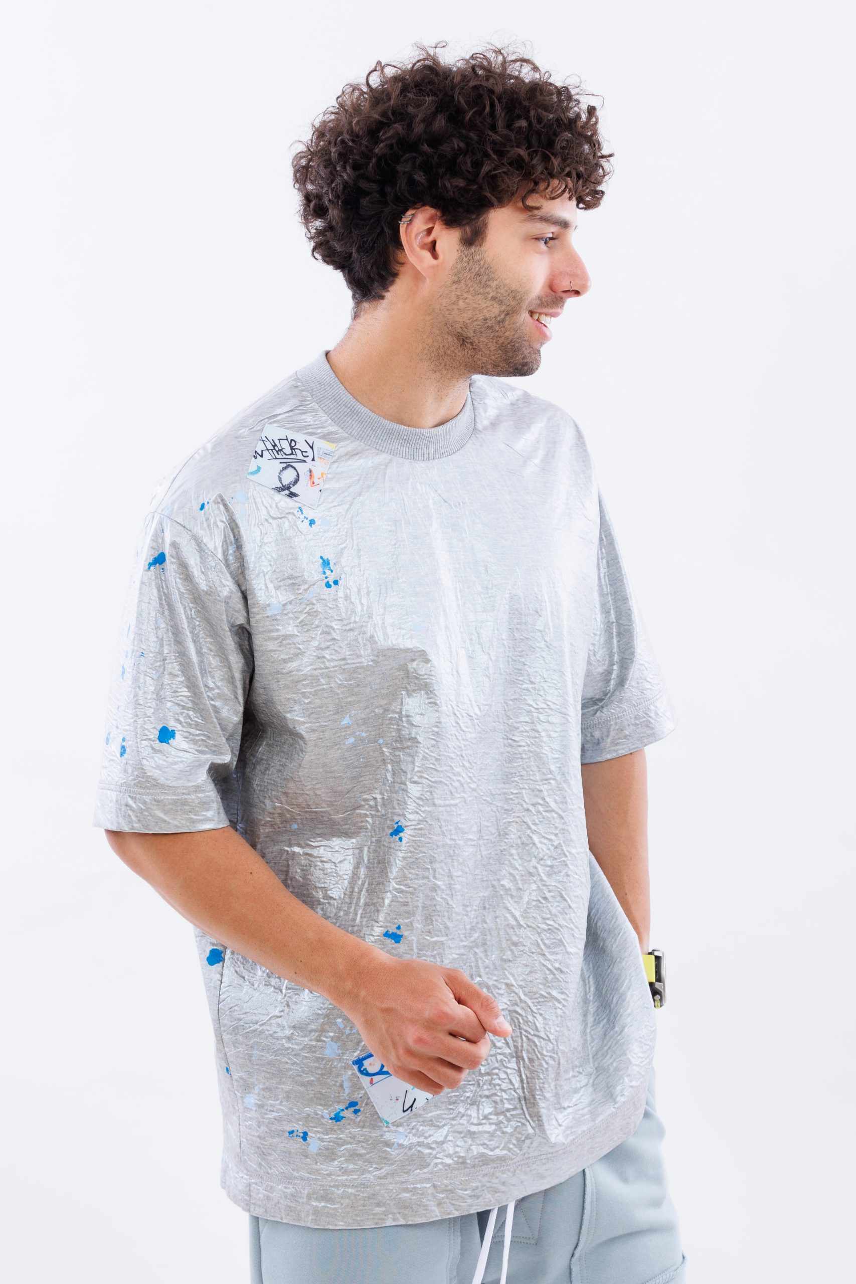 Tricou oversize Silver Splash Tricou oversize Silver Splash