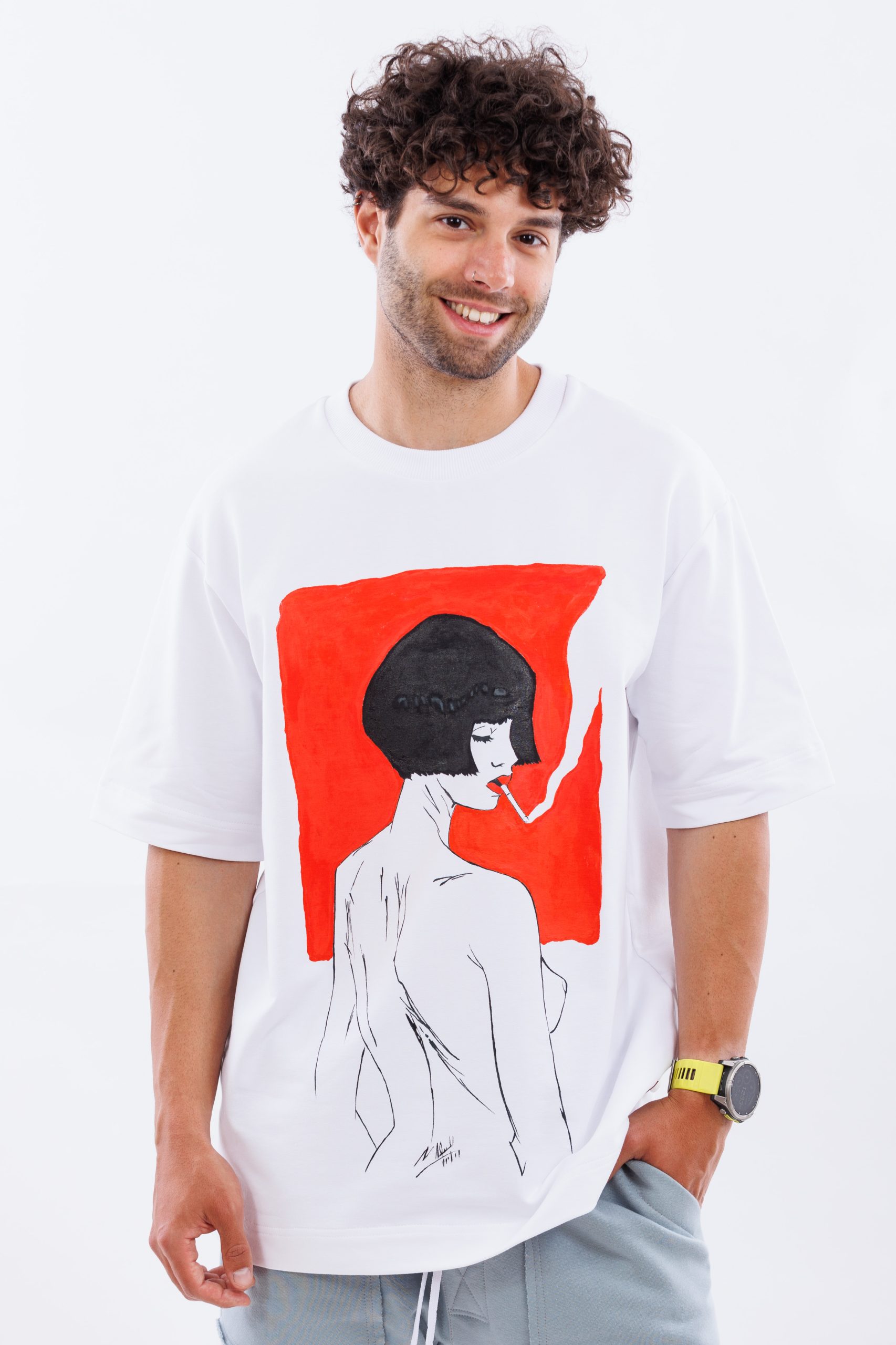 Tricou oversize Red Hepburn Tricou oversize Red Hepburn