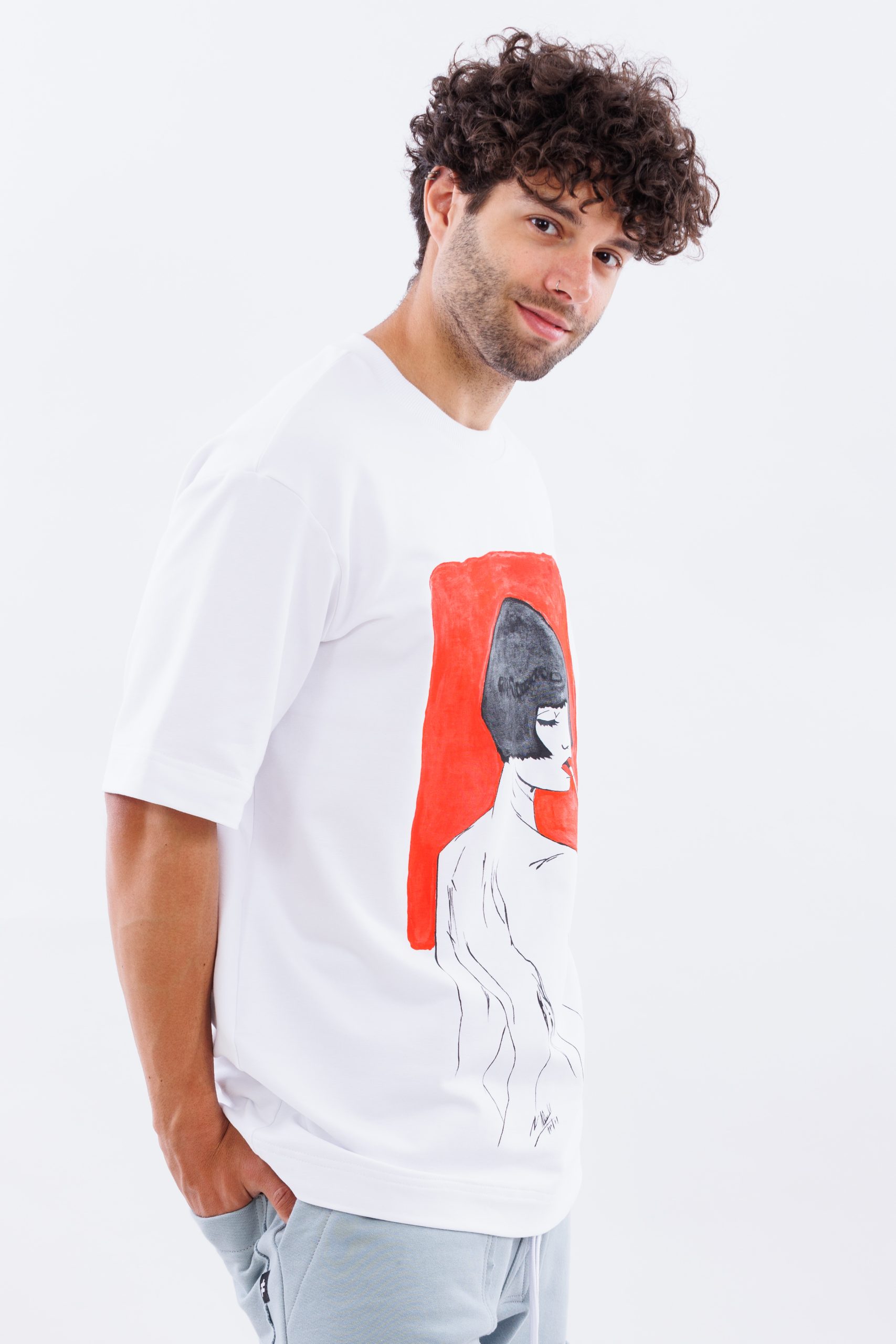 Tricou oversize Red Hepburn Tricou oversize Red Hepburn