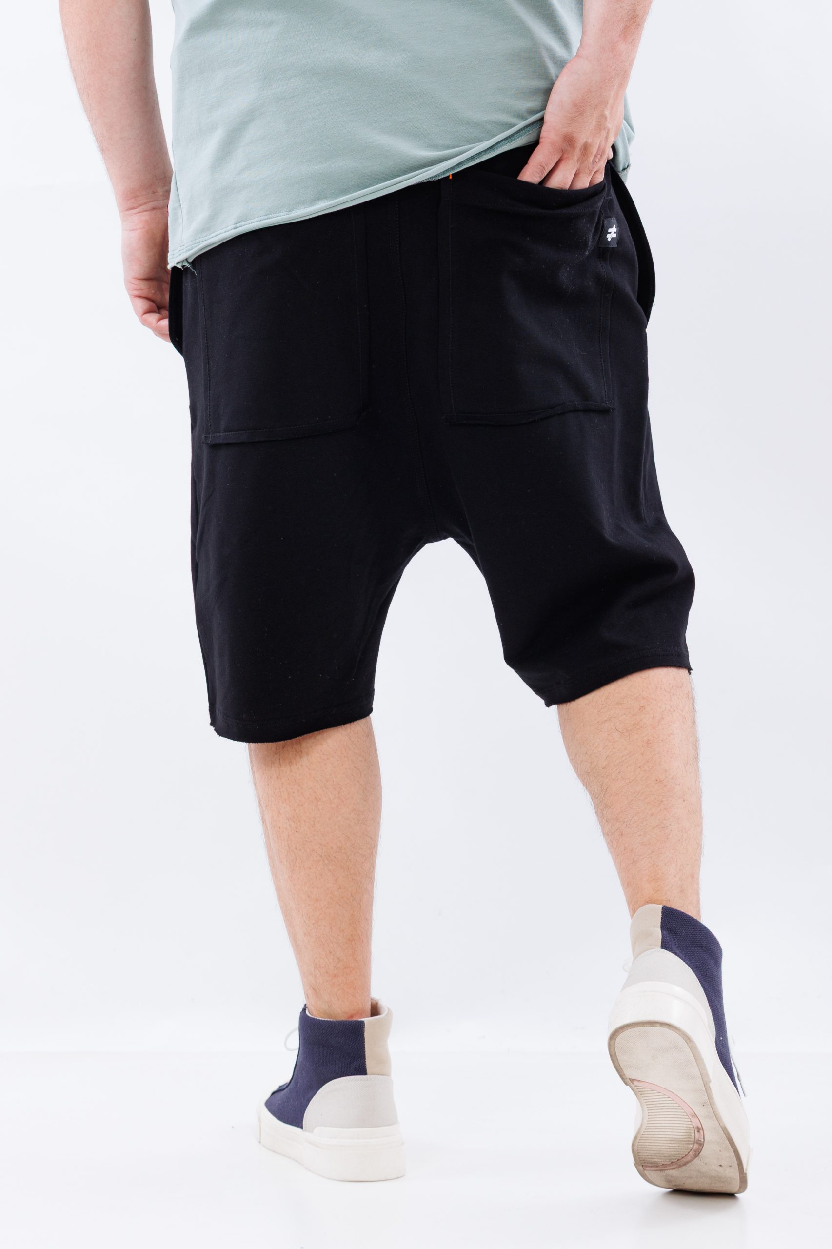 Pantaloni scurti Unit black baggy Pantaloni scurti Unit black baggy