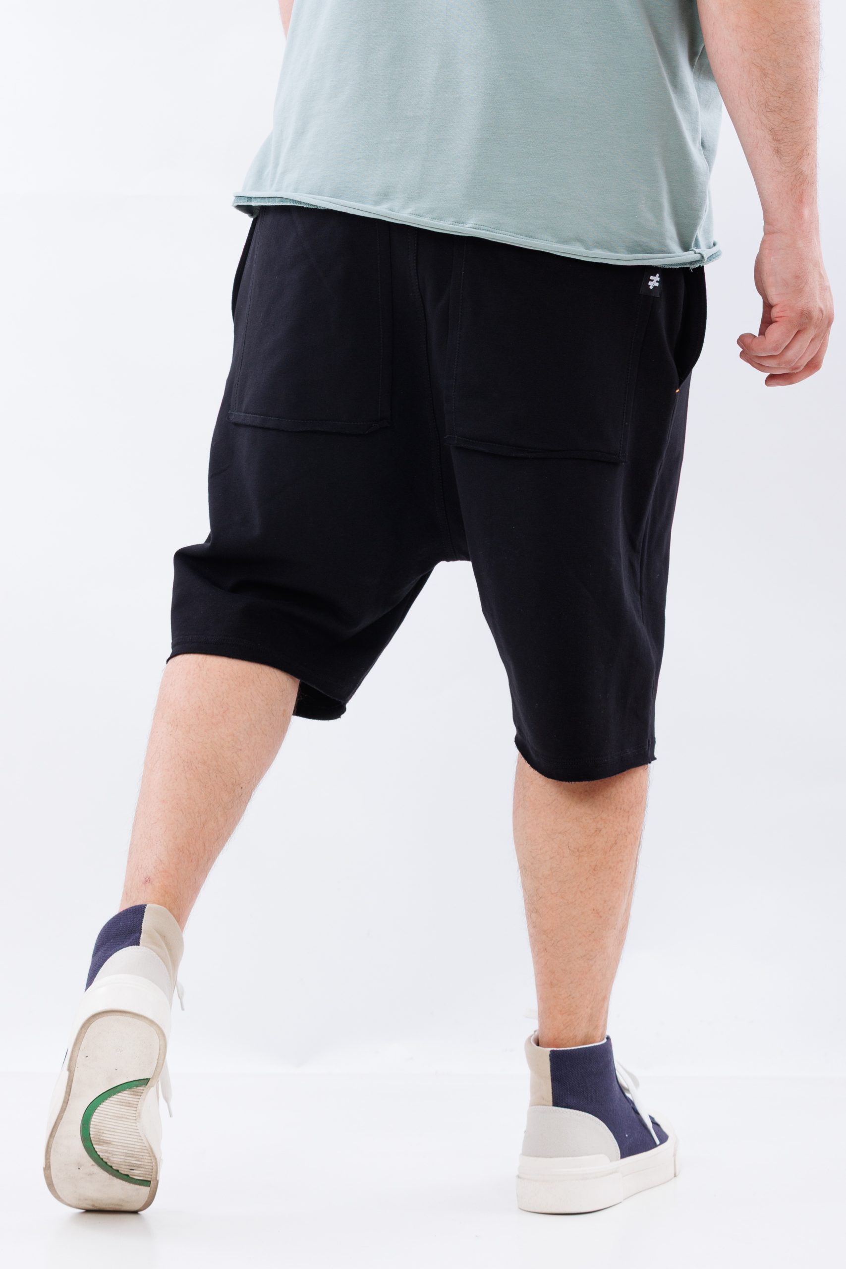 Pantaloni scurti Unit black baggy Pantaloni scurti Unit black baggy