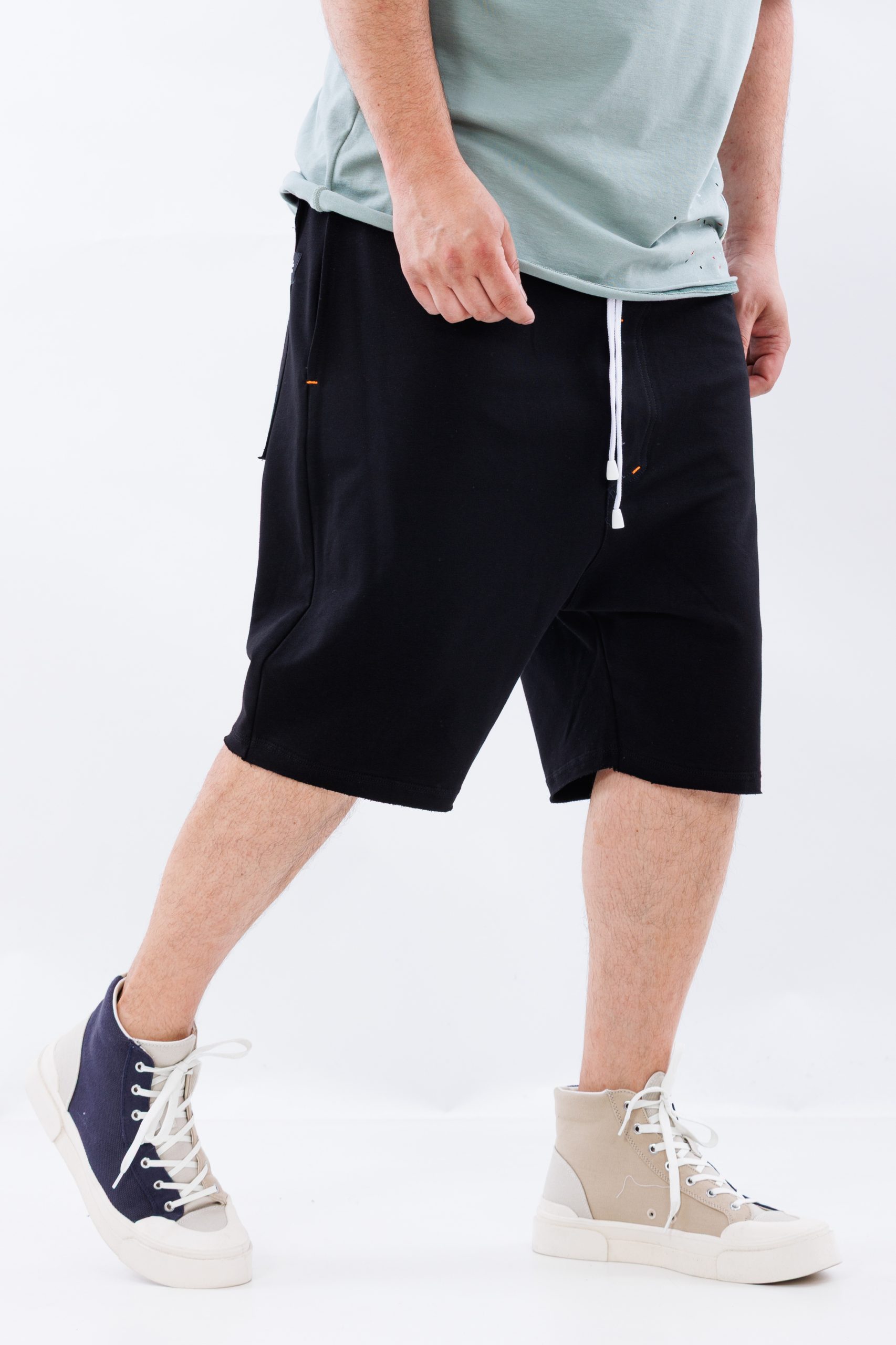 Pantaloni scurti Unit black baggy Pantaloni scurti Unit black baggy
