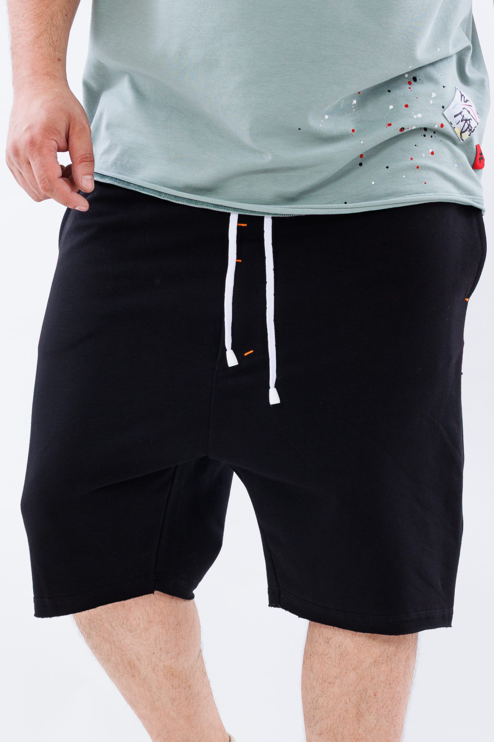 Pantaloni scurti Unit black baggy Pantaloni scurti Unit black baggy