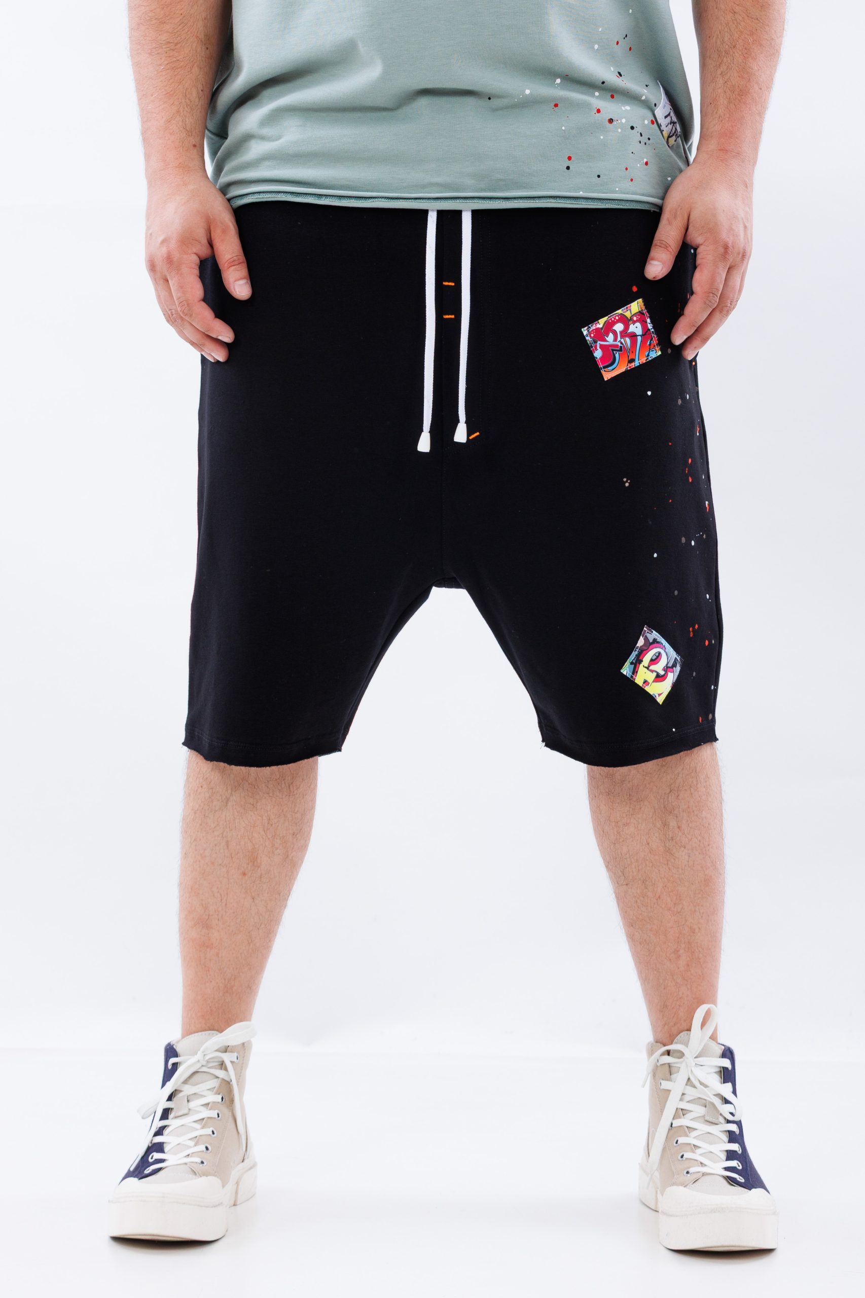 Pantaloni scurti negri Edgecraft Cotton Pantaloni scurti negri Edgecraft Cotton