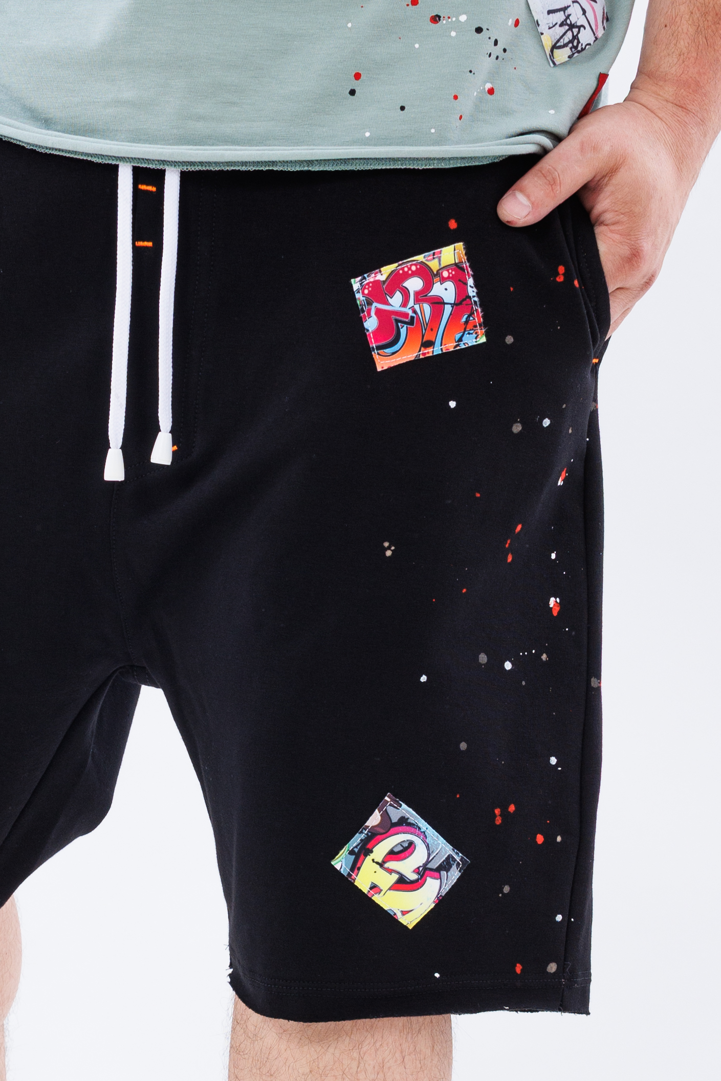 Pantaloni scurti negri Edgecraft Cotton Pantaloni scurti negri Edgecraft Cotton