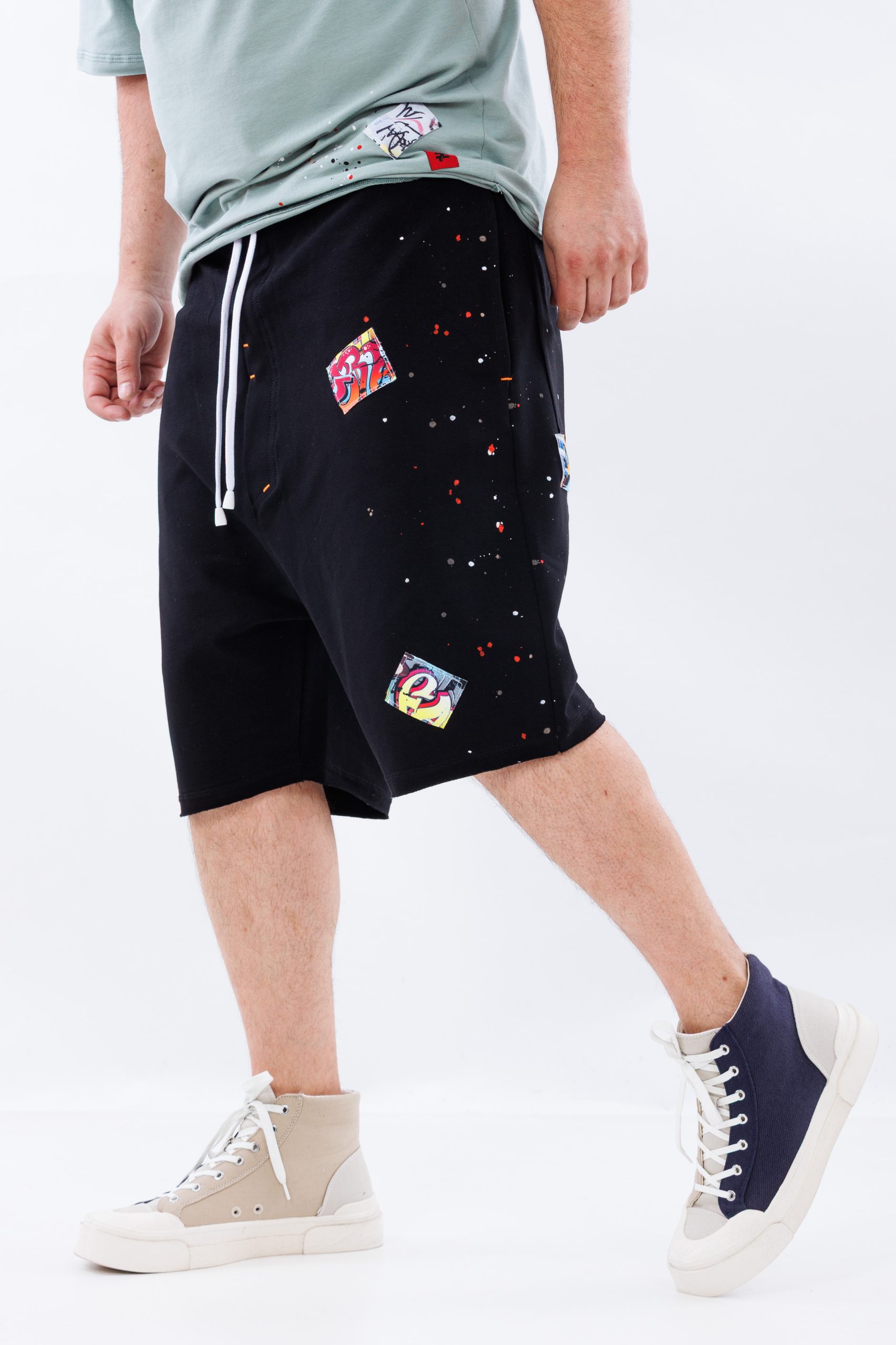 Pantaloni scurti negri Edgecraft Cotton Pantaloni scurti negri Edgecraft Cotton